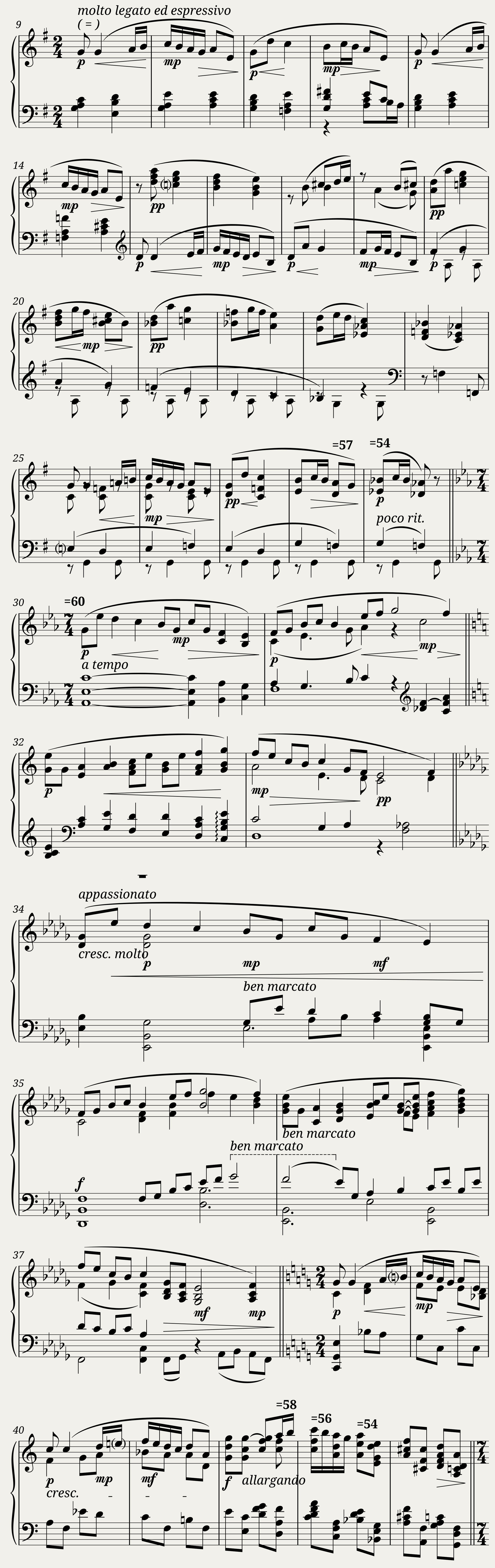 Rhapsody with chestnuts on the fire op. 18 — 4/6