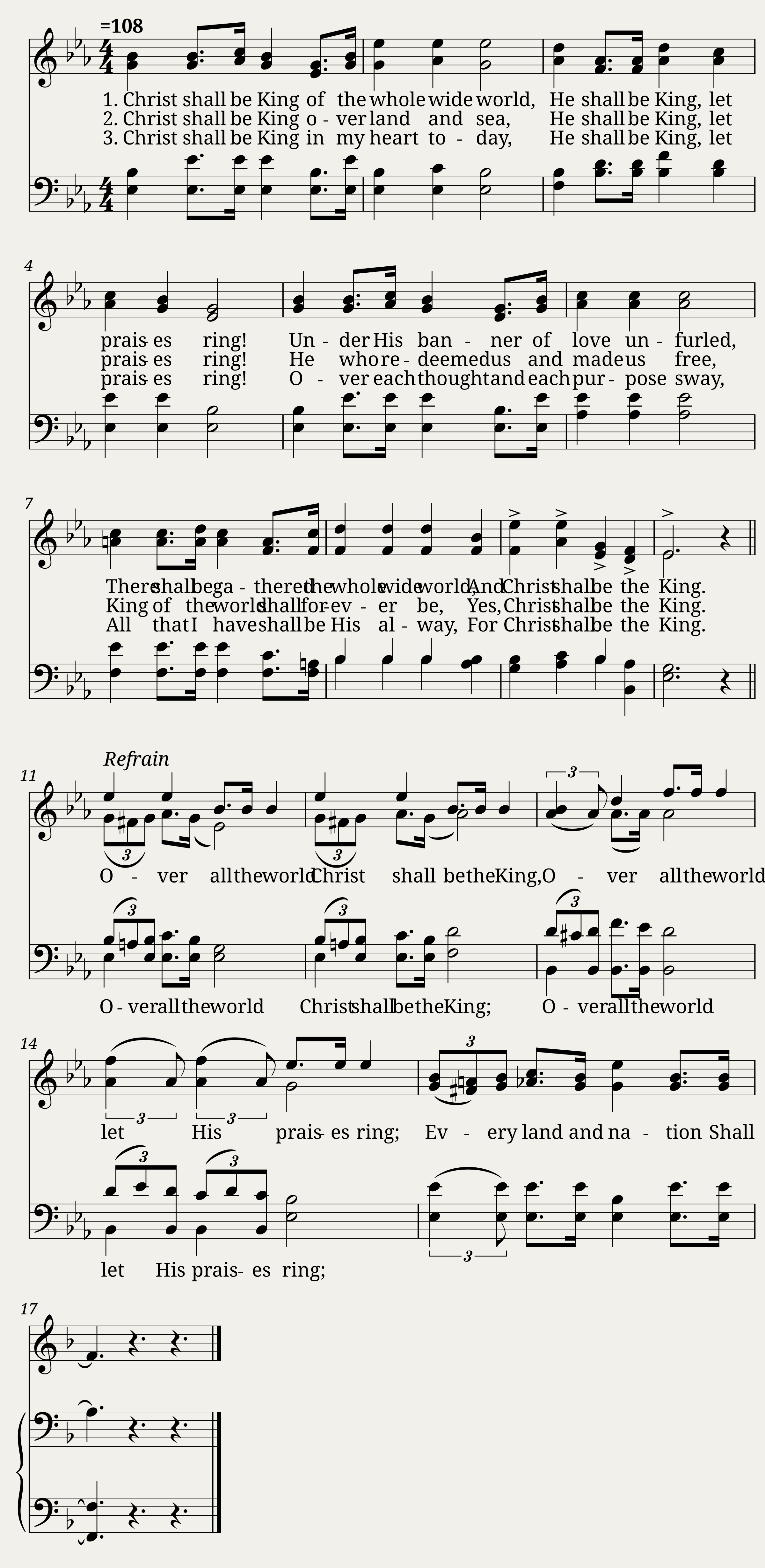 Christ shall be king - Charles H. Gabriel