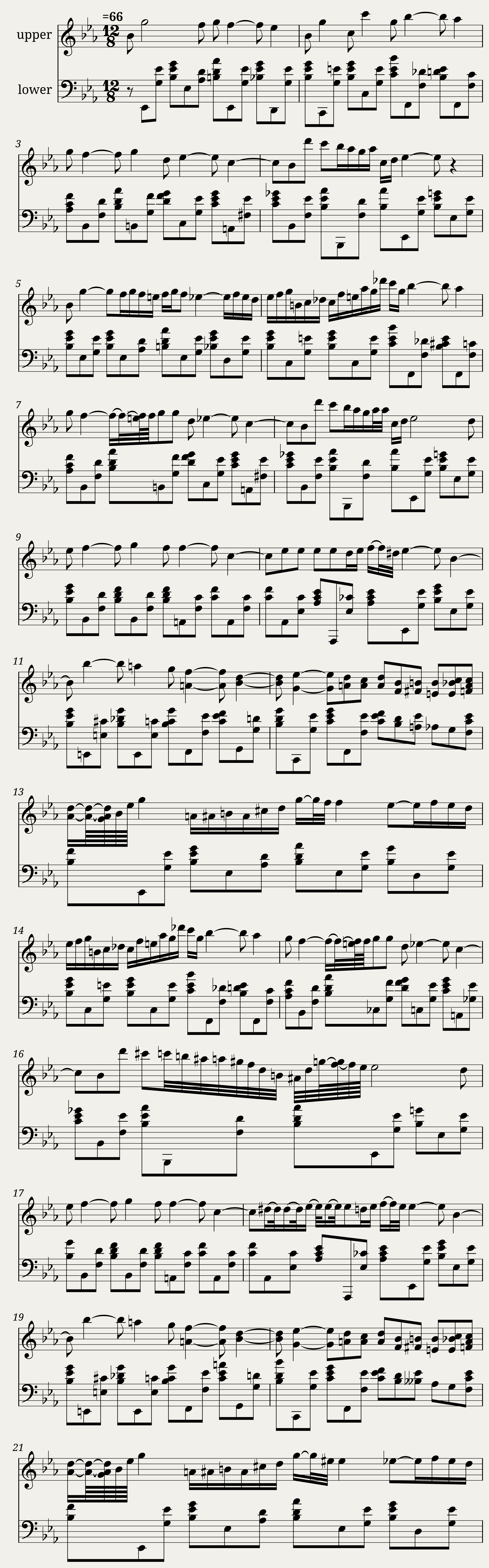 Chopin Nocture opus 9 number2 — 1/2
