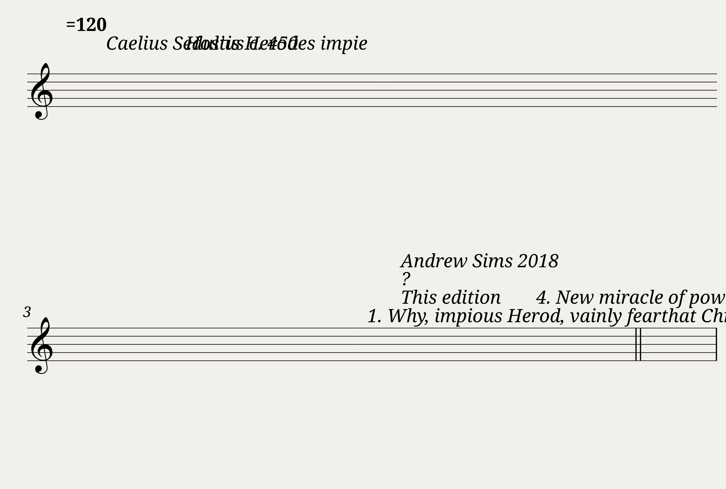 Hostis Herodes impie - Anonymous (Gregorian chant)