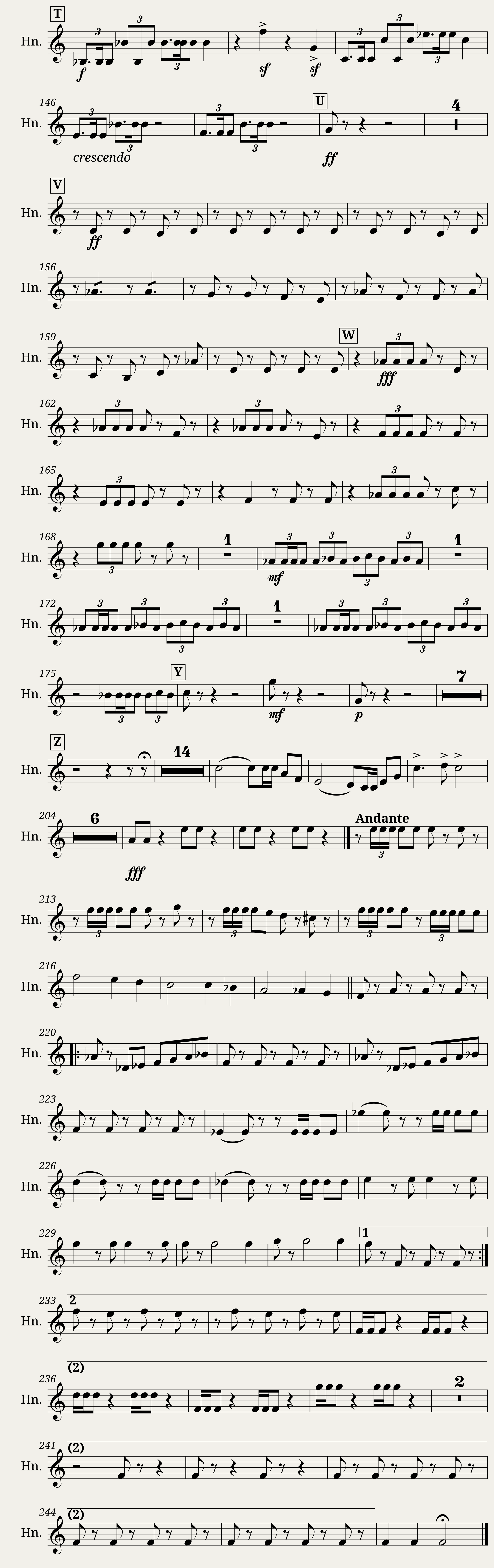 Marche Slave Pp.31 III corno — 3/3