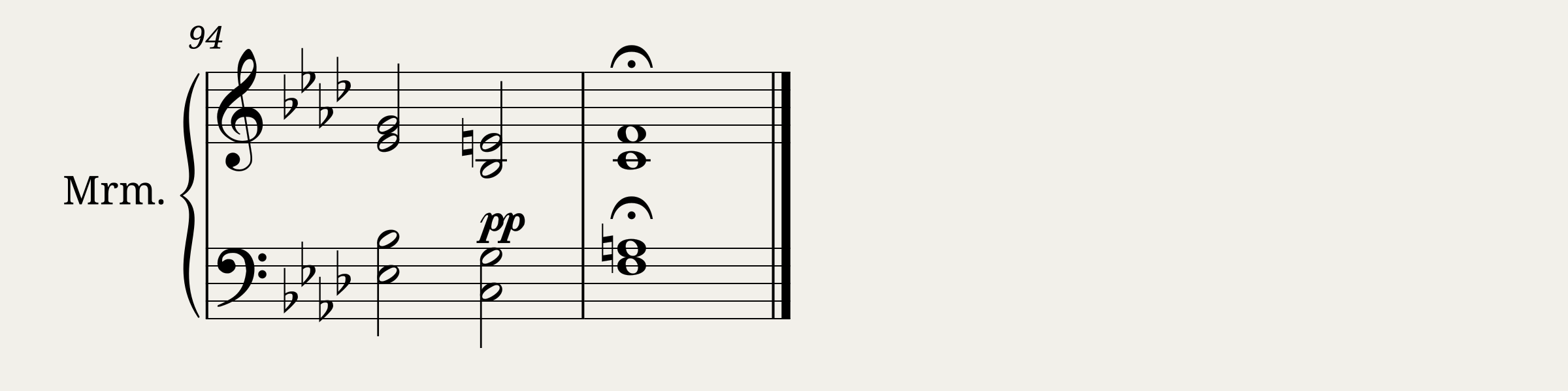 Marimba Variations No 1 — 4/4