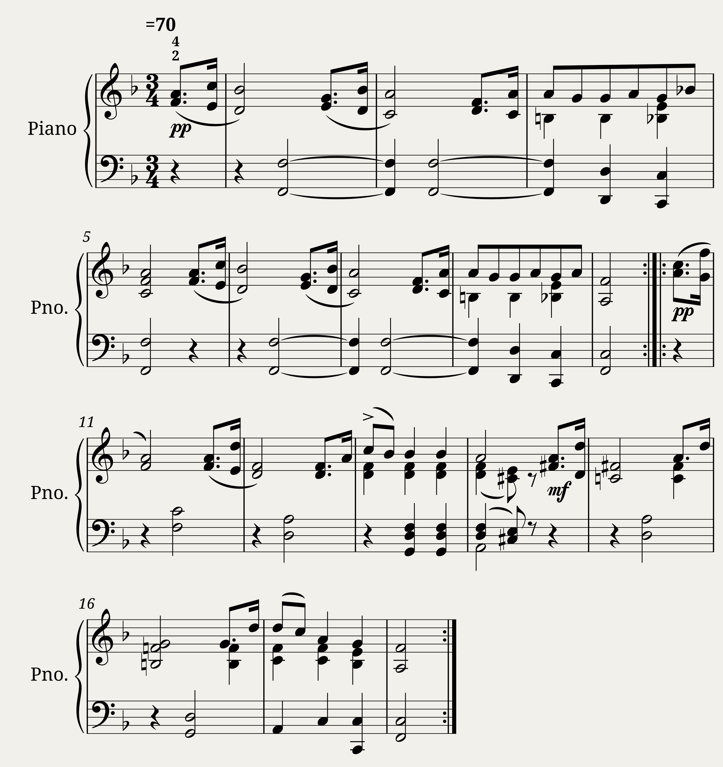 D. 841 Zwei Deutsche Tänze (Two German Dances no. 1)