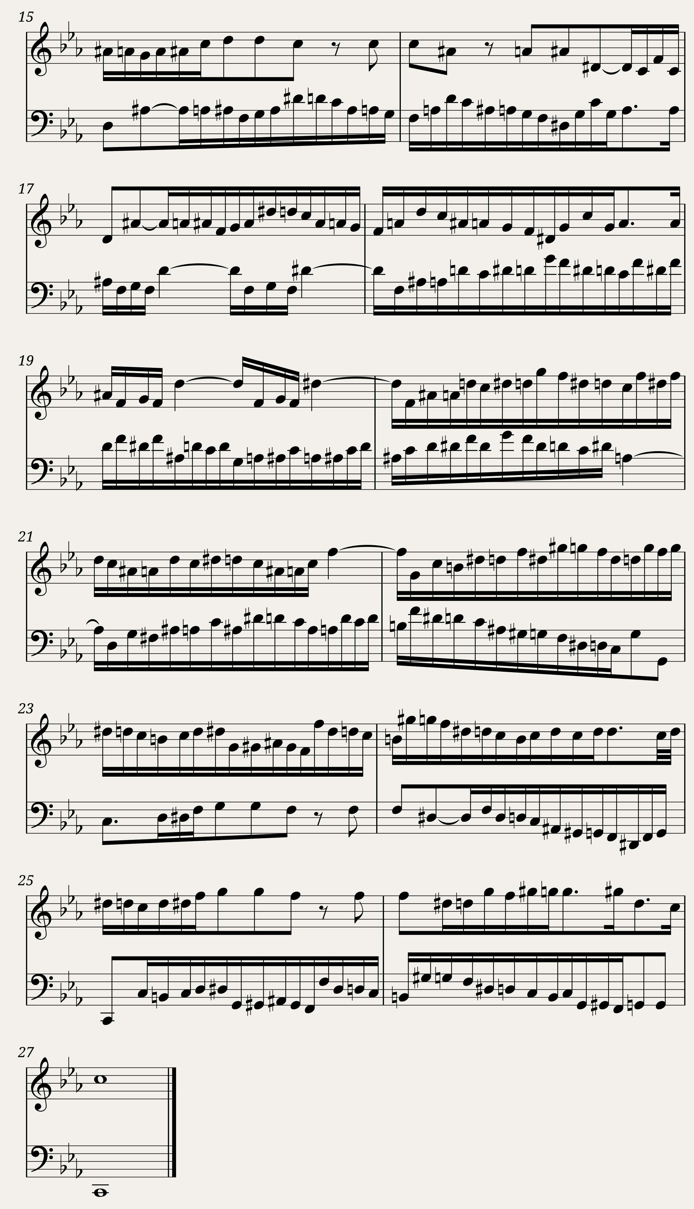 Inventio 2 - Johann Sebastian Bach — 2/2