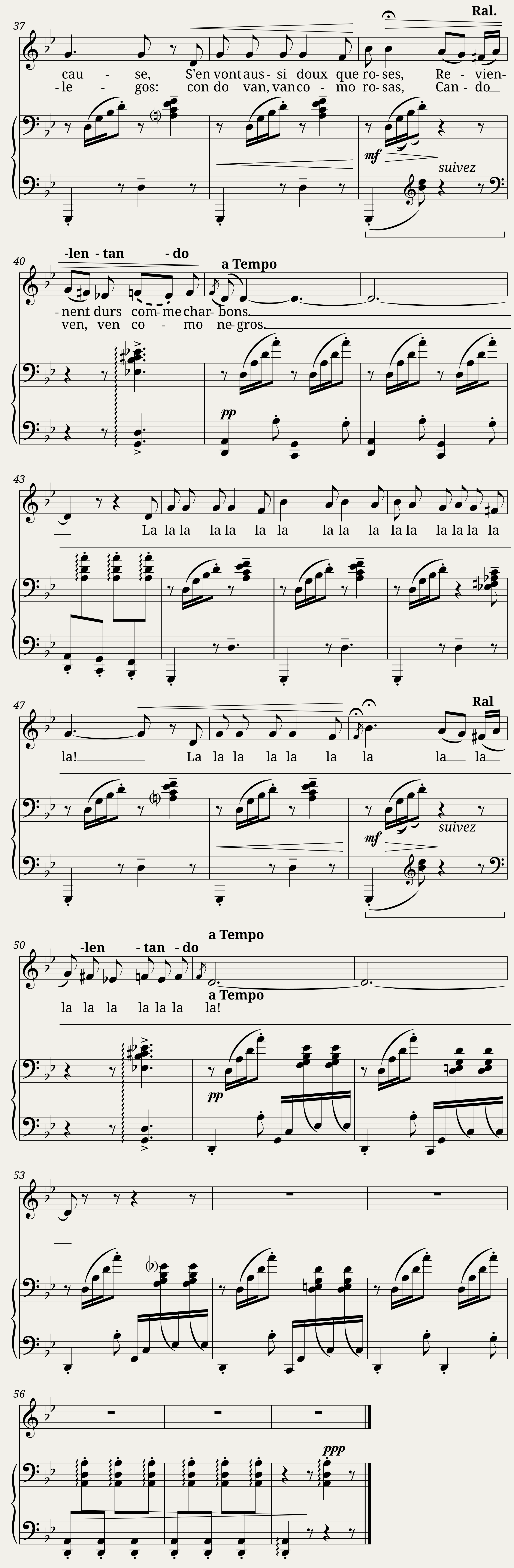 CHANSON ESPAGNOLE Ravel — 3/3