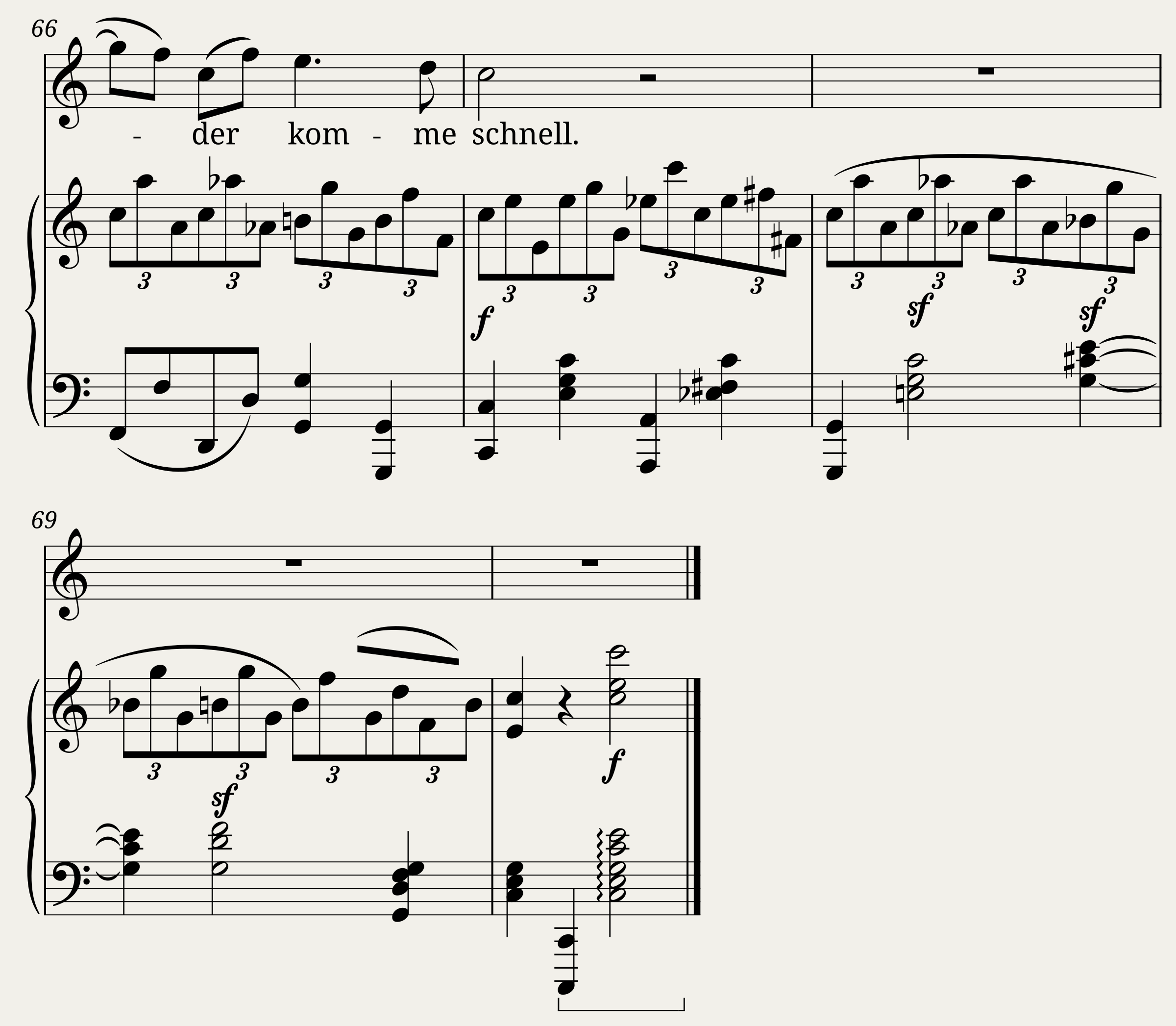 Brahms Johannes - 9 Lieder und Gesänge Op.63 No.4 - An die Tauben — 4/4