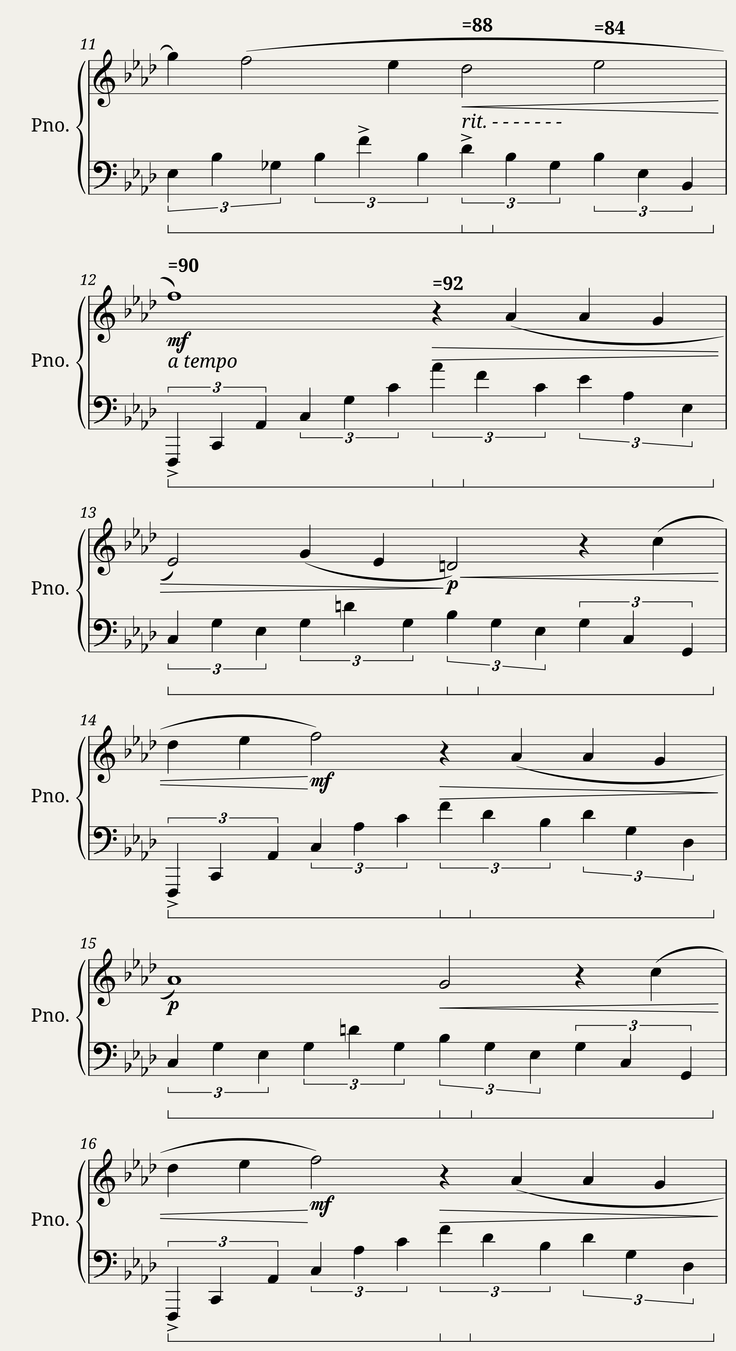 Preludio per pianoforte Op. 61 n. 1 — 2/8