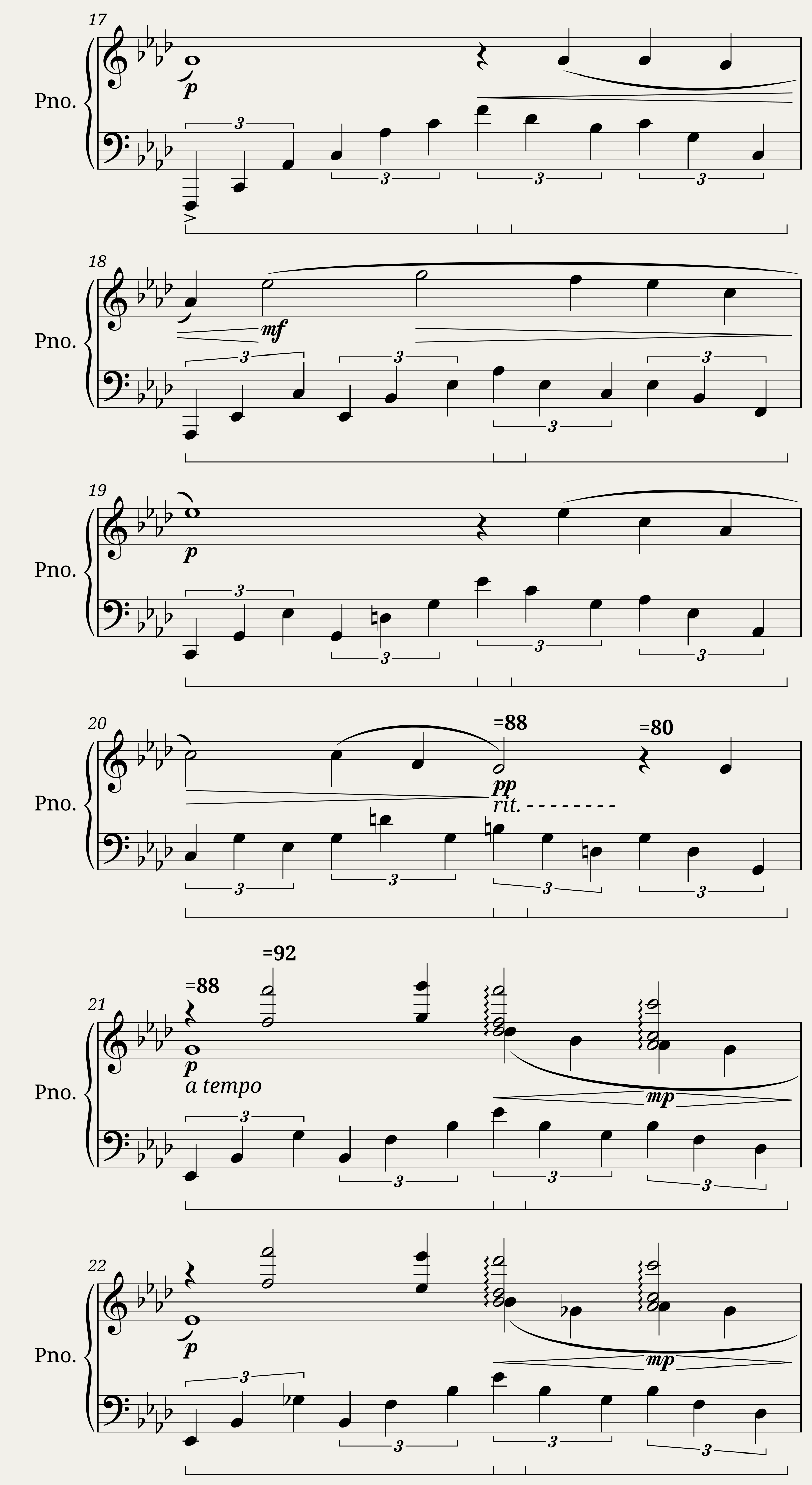 Preludio per pianoforte Op. 61 n. 1 — 3/8