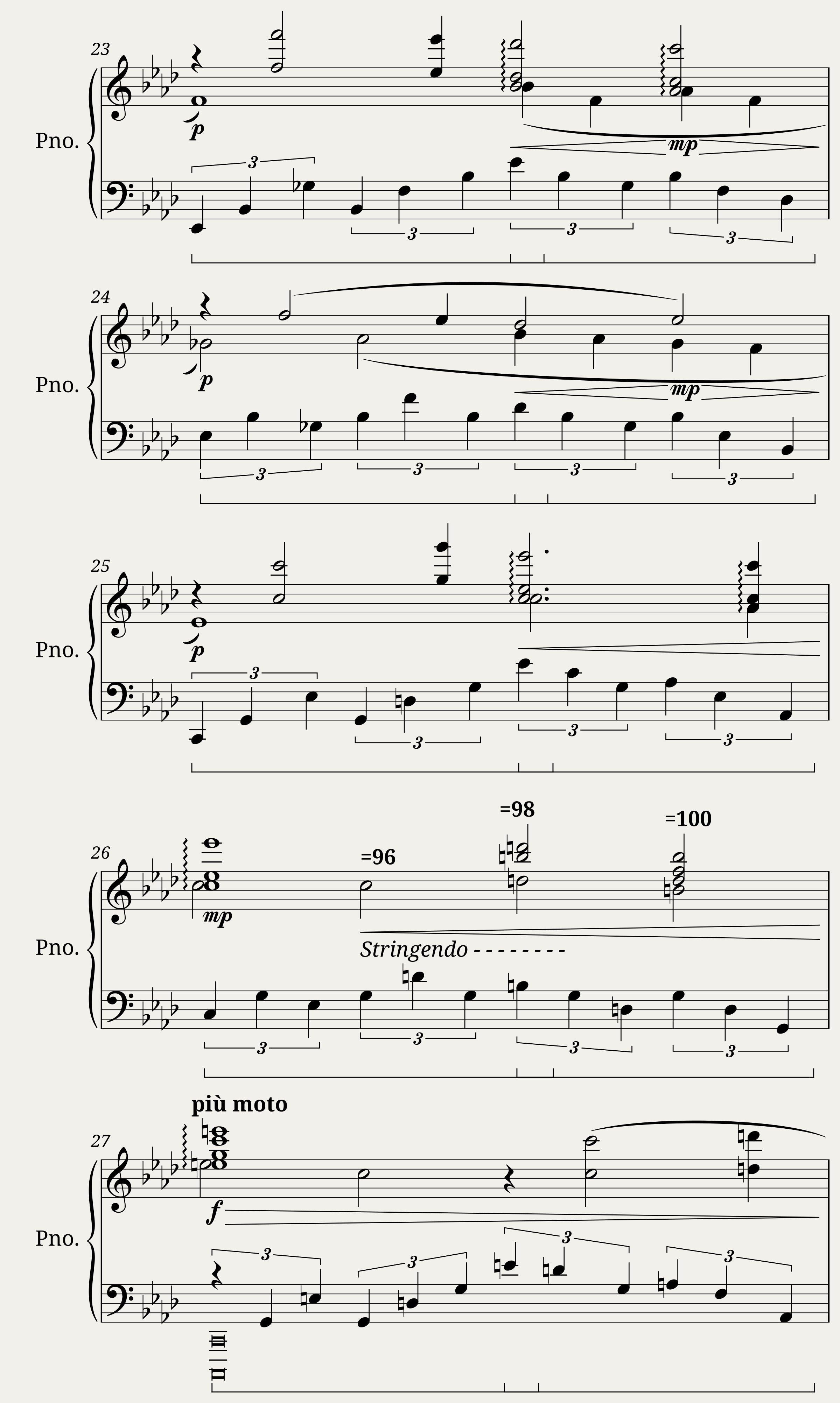 Preludio per pianoforte Op. 61 n. 1 — 4/8