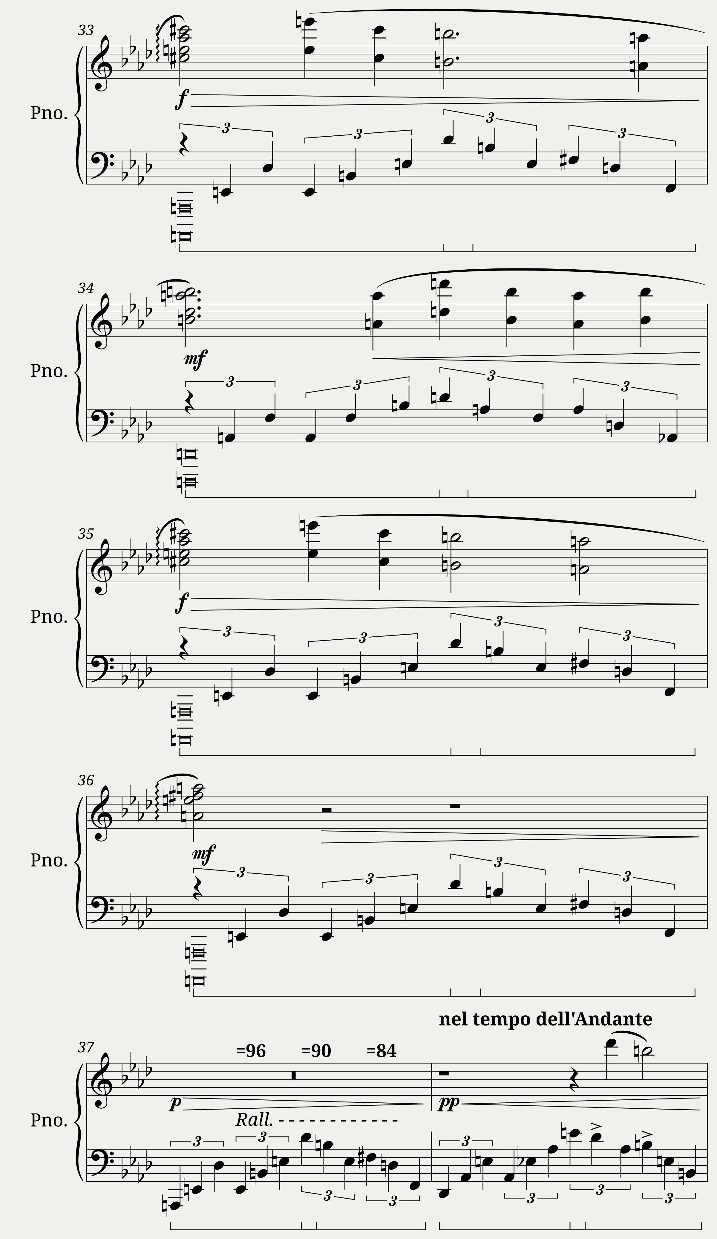 Preludio per pianoforte Op. 61 n. 1 — 6/8