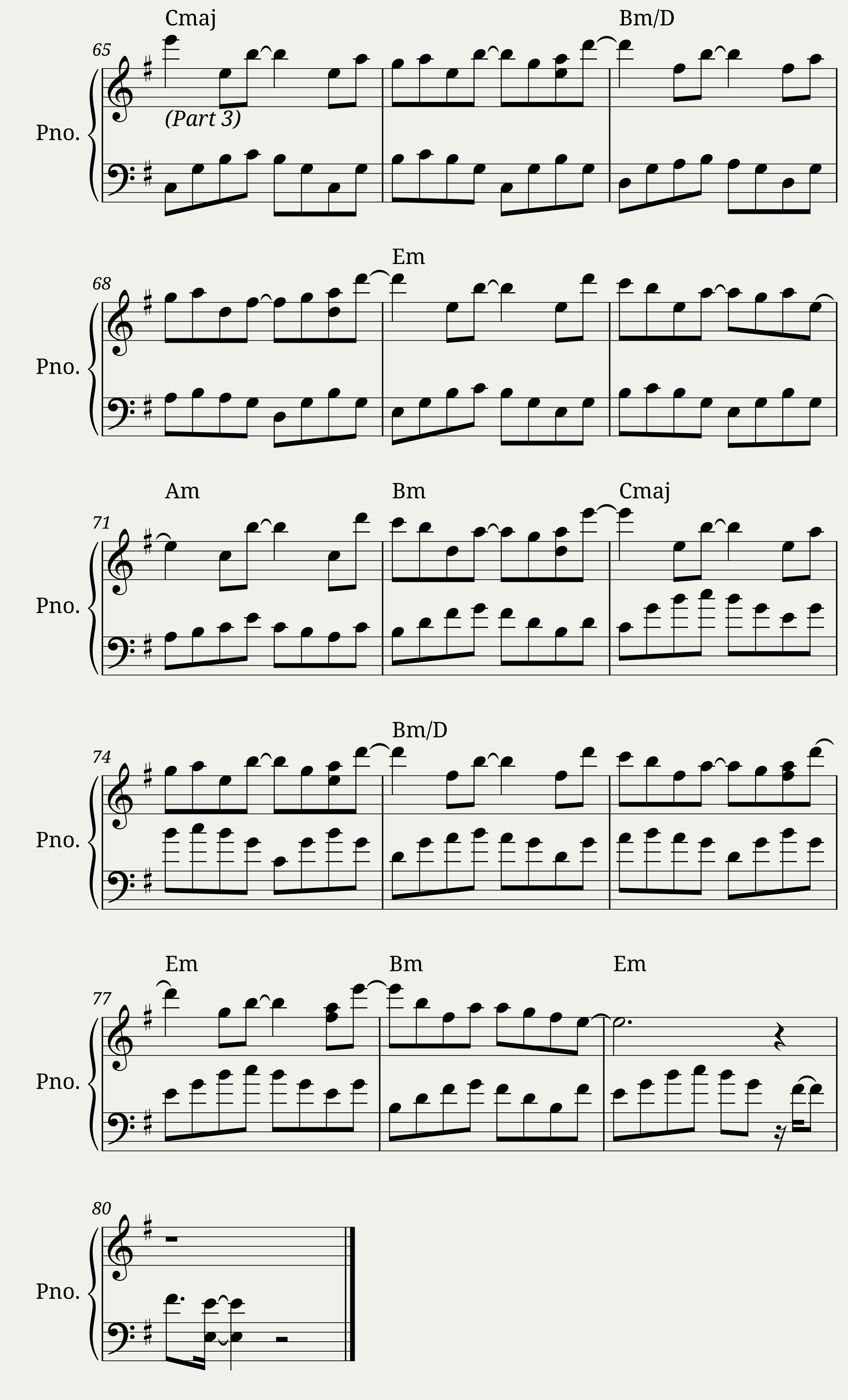 Marble Machine - Piano Version — 4/4