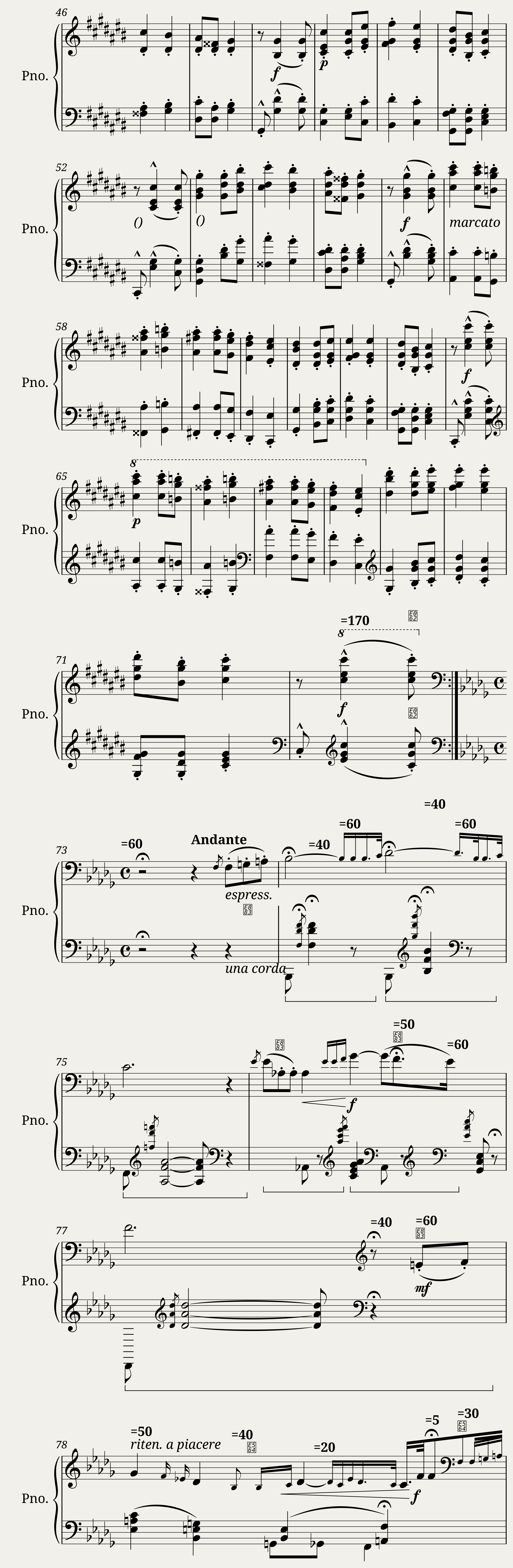 Franz Liszt: Hungarian Rhapsody No.6 in D-flat major — 3/11