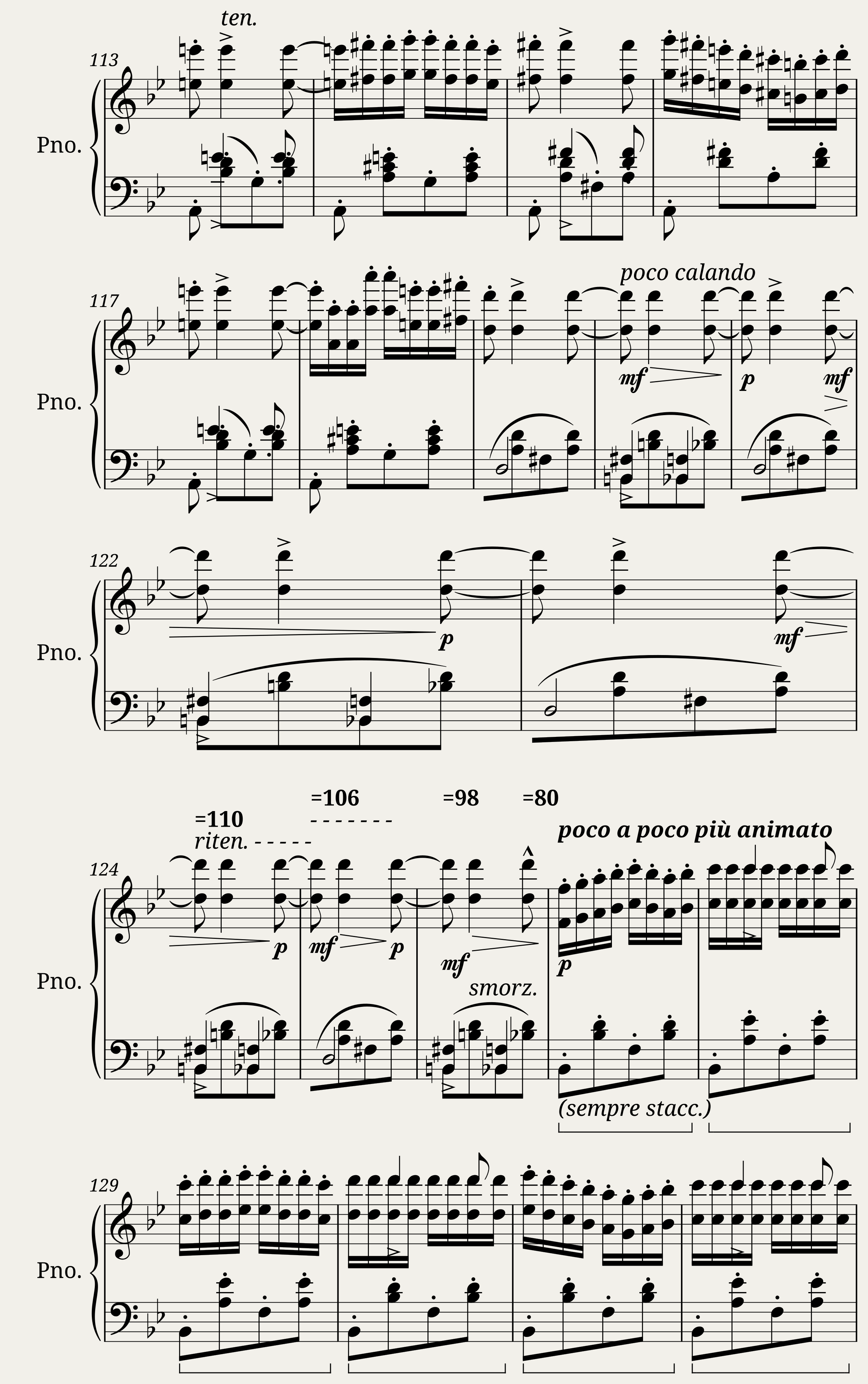 Franz Liszt: Hungarian Rhapsody No.6 in D-flat major — 7/11