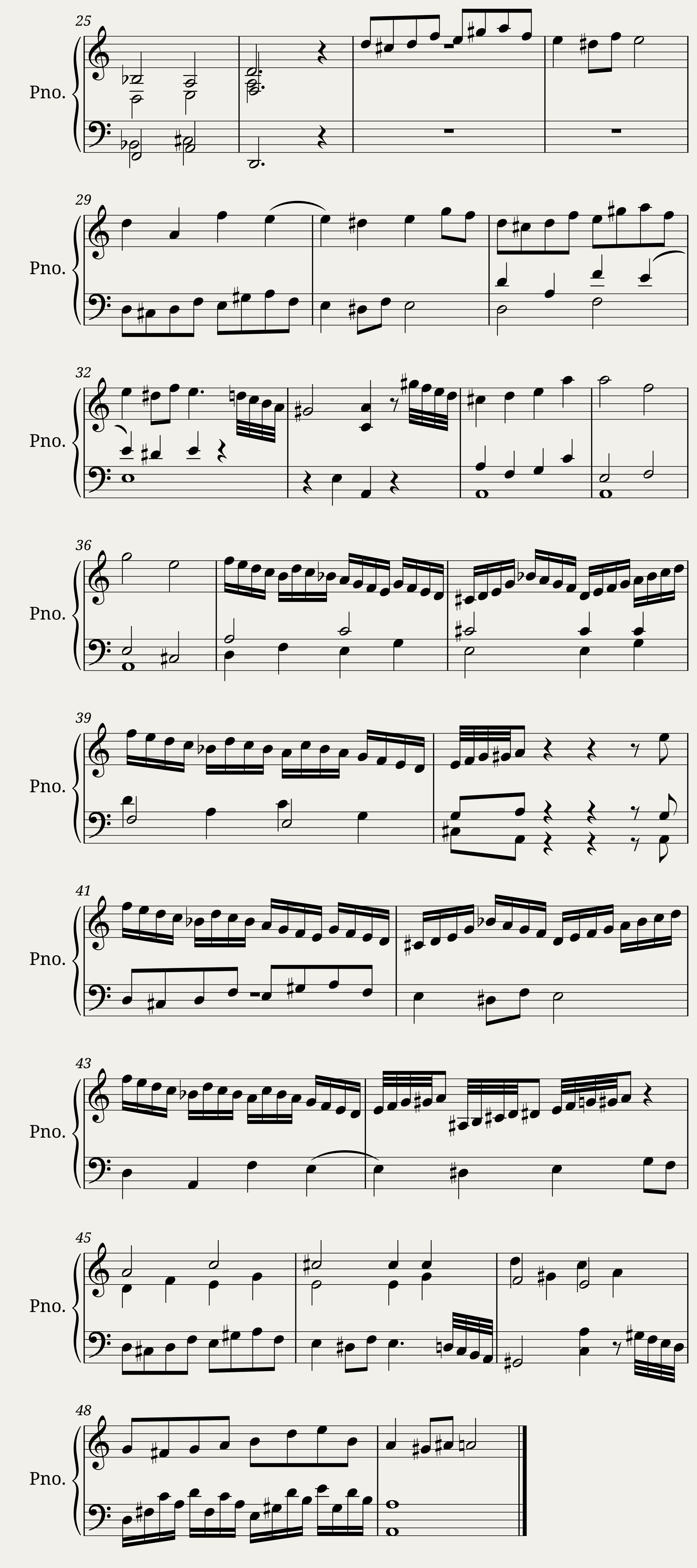 Fugue in a minor — 2/2