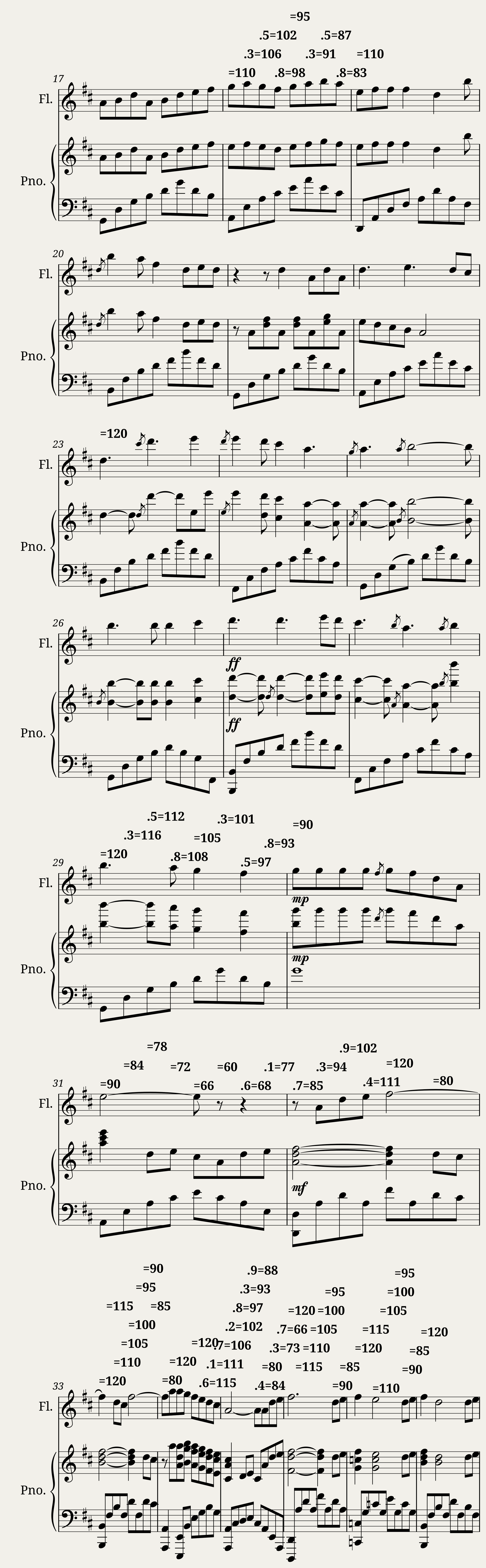 To the Moon Flute and Piano Medley — 2/7
