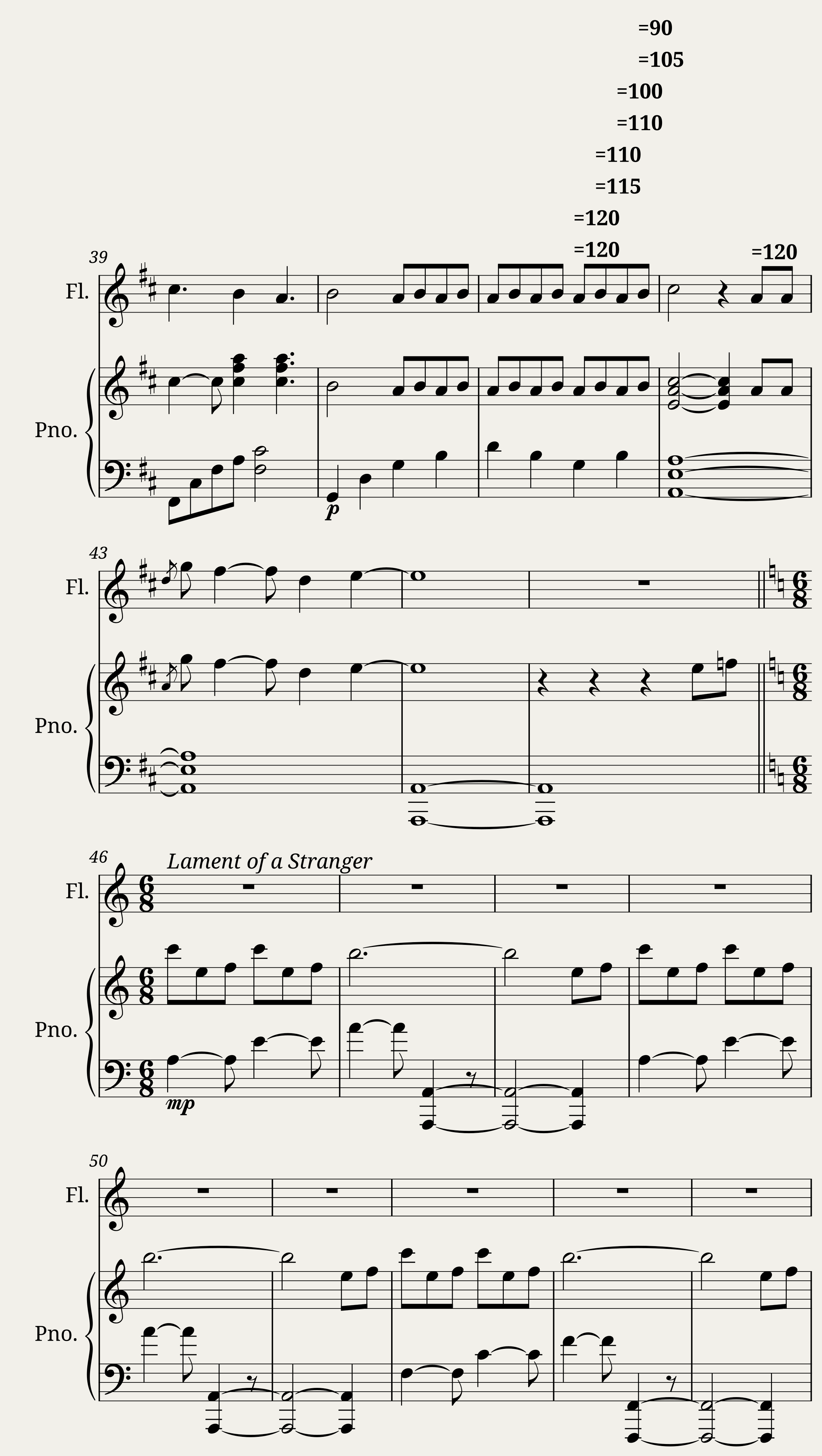 To the Moon Flute and Piano Medley — 3/7