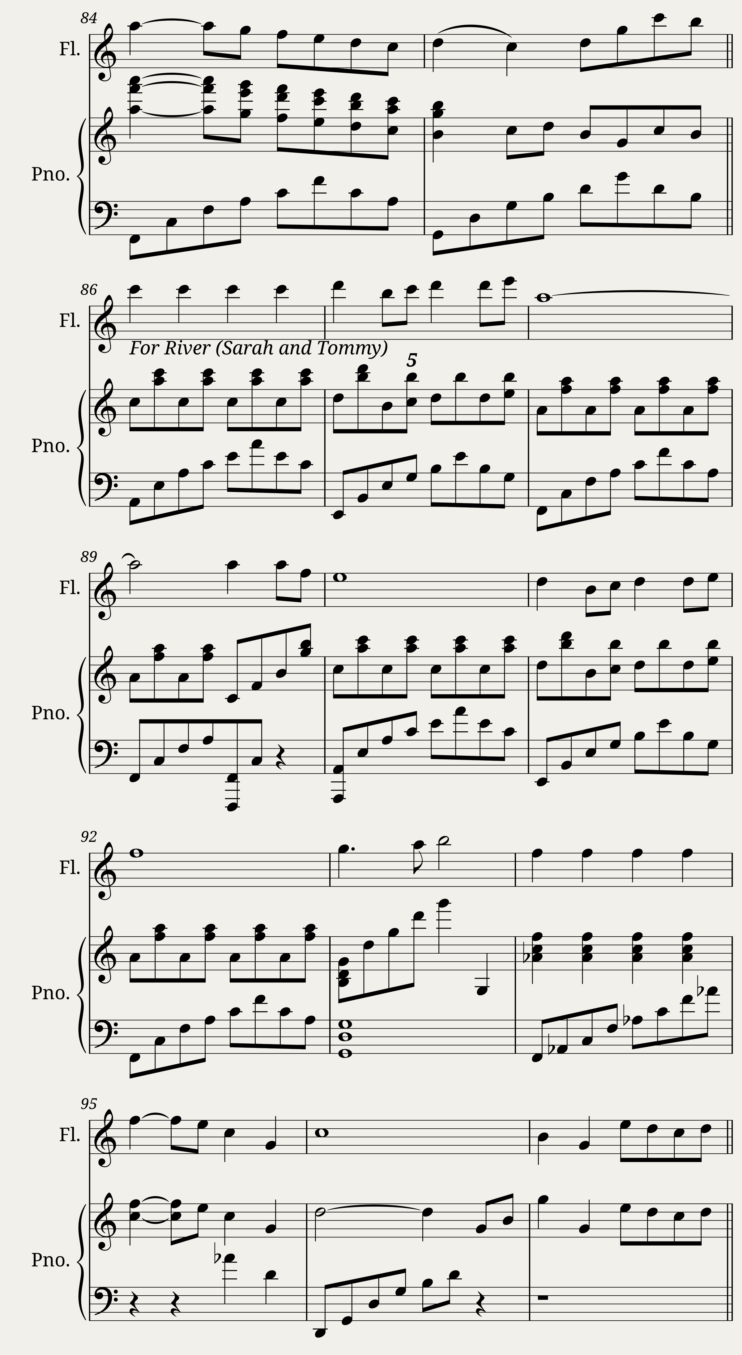 To the Moon Flute and Piano Medley — 5/7