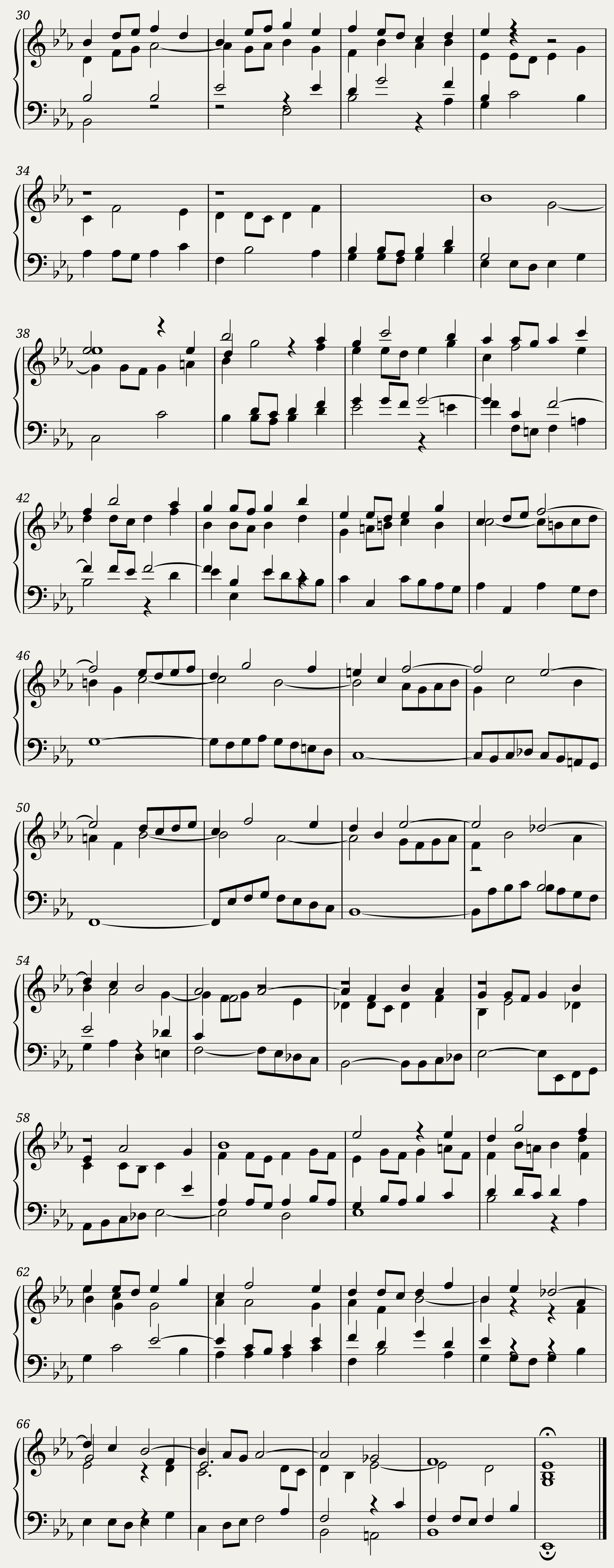 BWV 875 The Well-Tempered Clavier Part II Fuga VI — 2/2