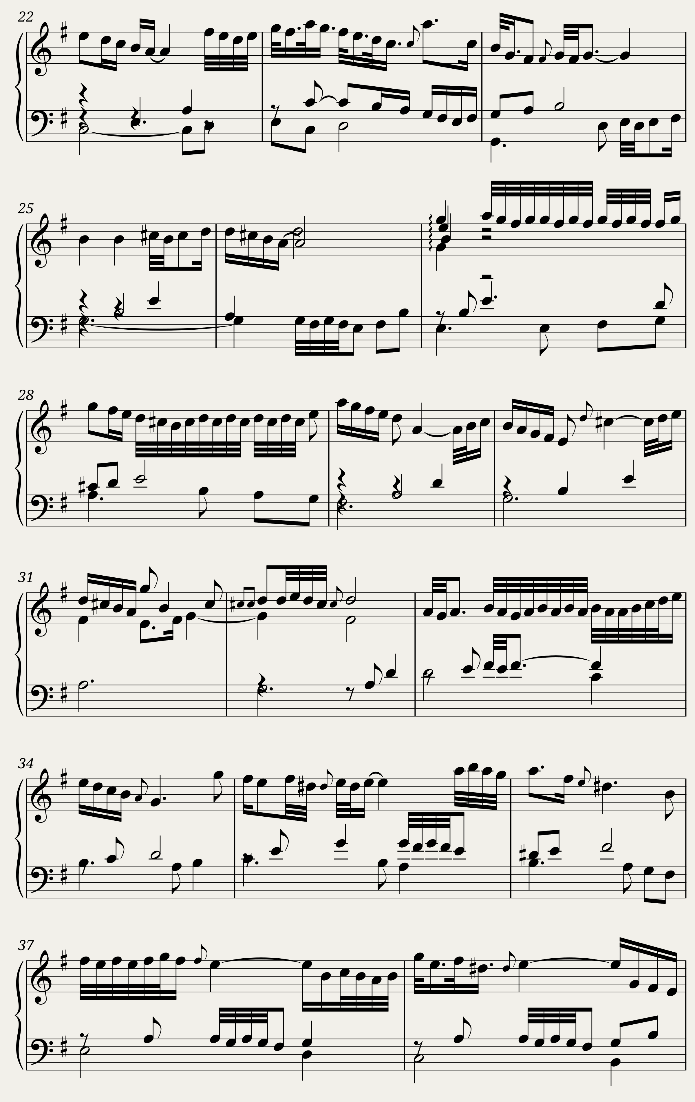 BWV 988 Goldberg Variations: Aria — 2/4