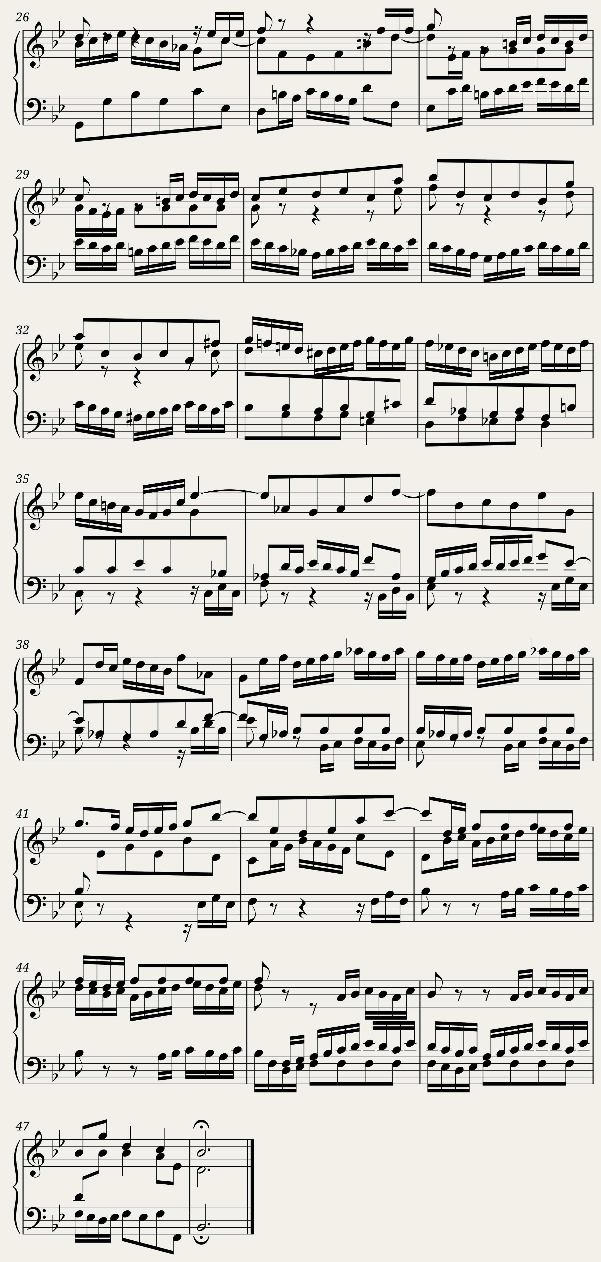 Prelude and Fugue 21 - OpenWTC — 5/5