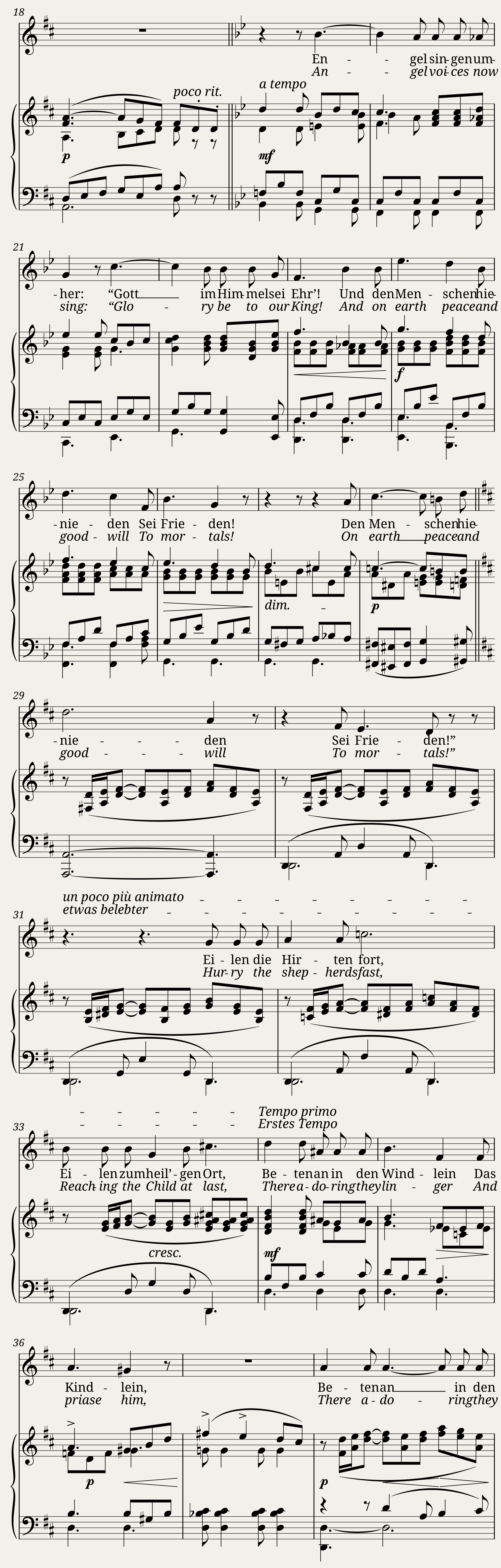 2b Die Hirten — 3/4