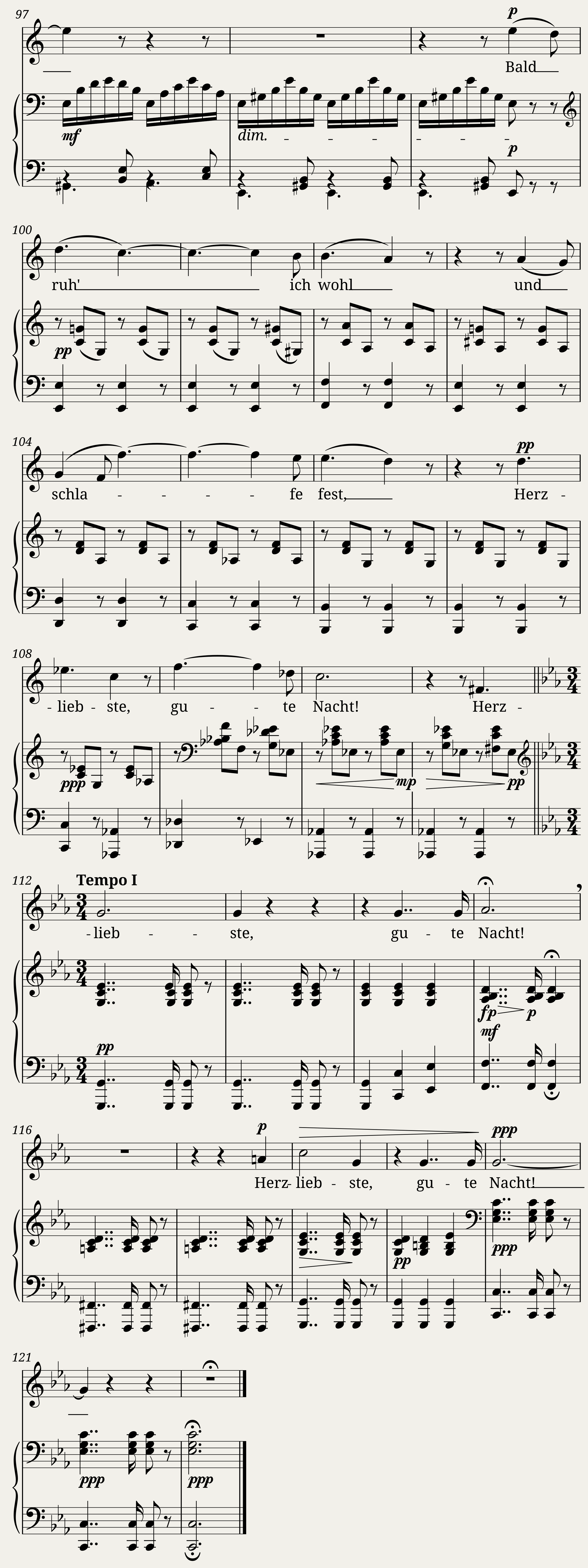 Schubert Franz - Schwanengesang (D.957) No.1 - Liebesbotschaft — 5/5