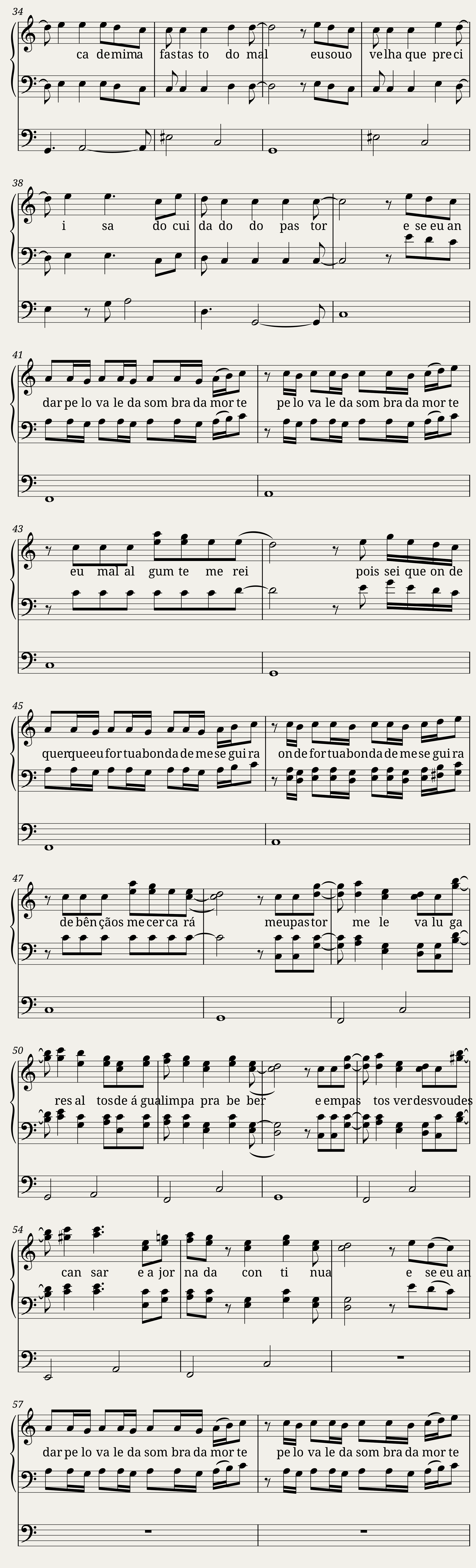 MEU PASTOR — 3/4
