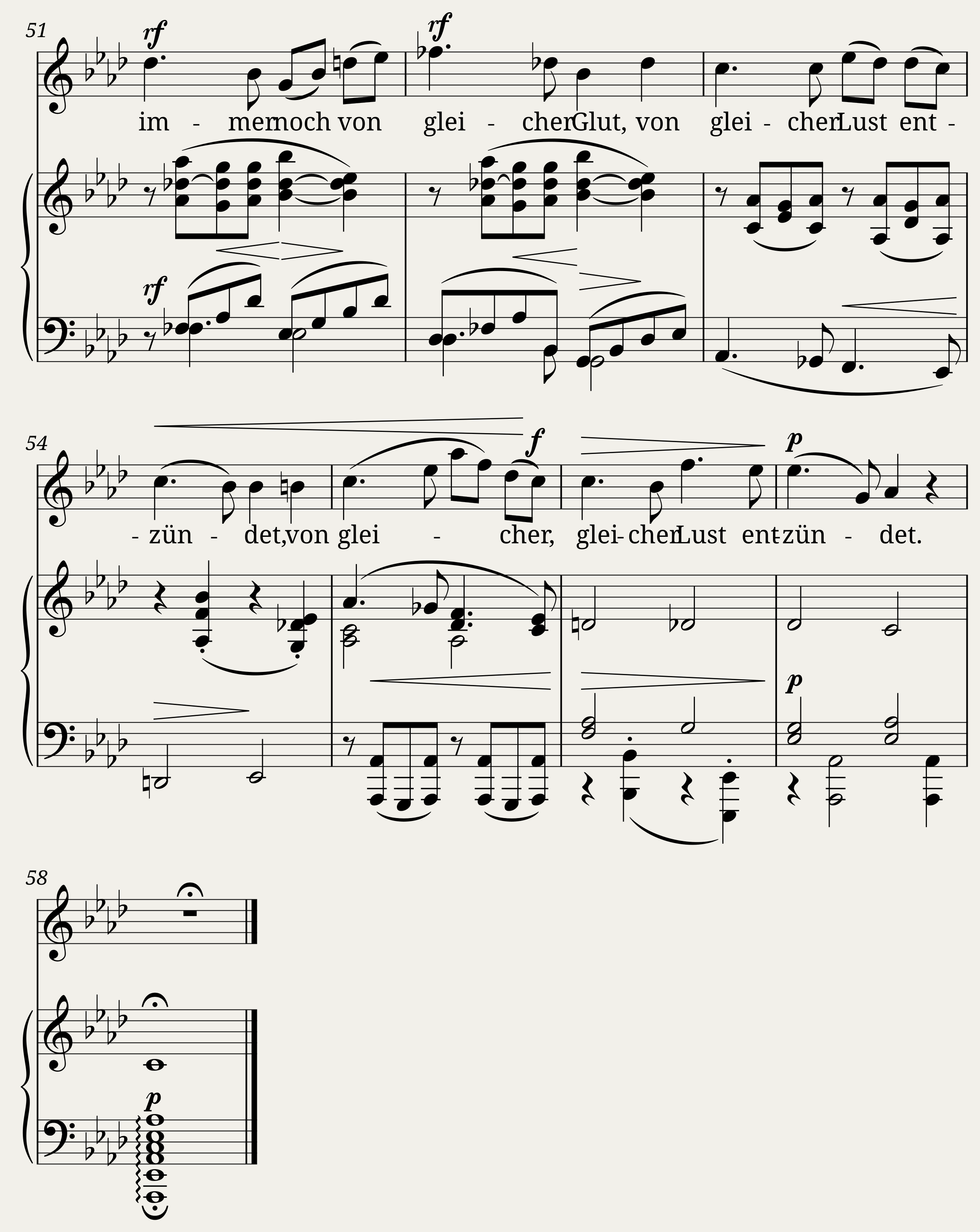 Brahms Johannes - 9 Lieder und Gesänge Op.63 No.3 - An ein Bild — 3/3