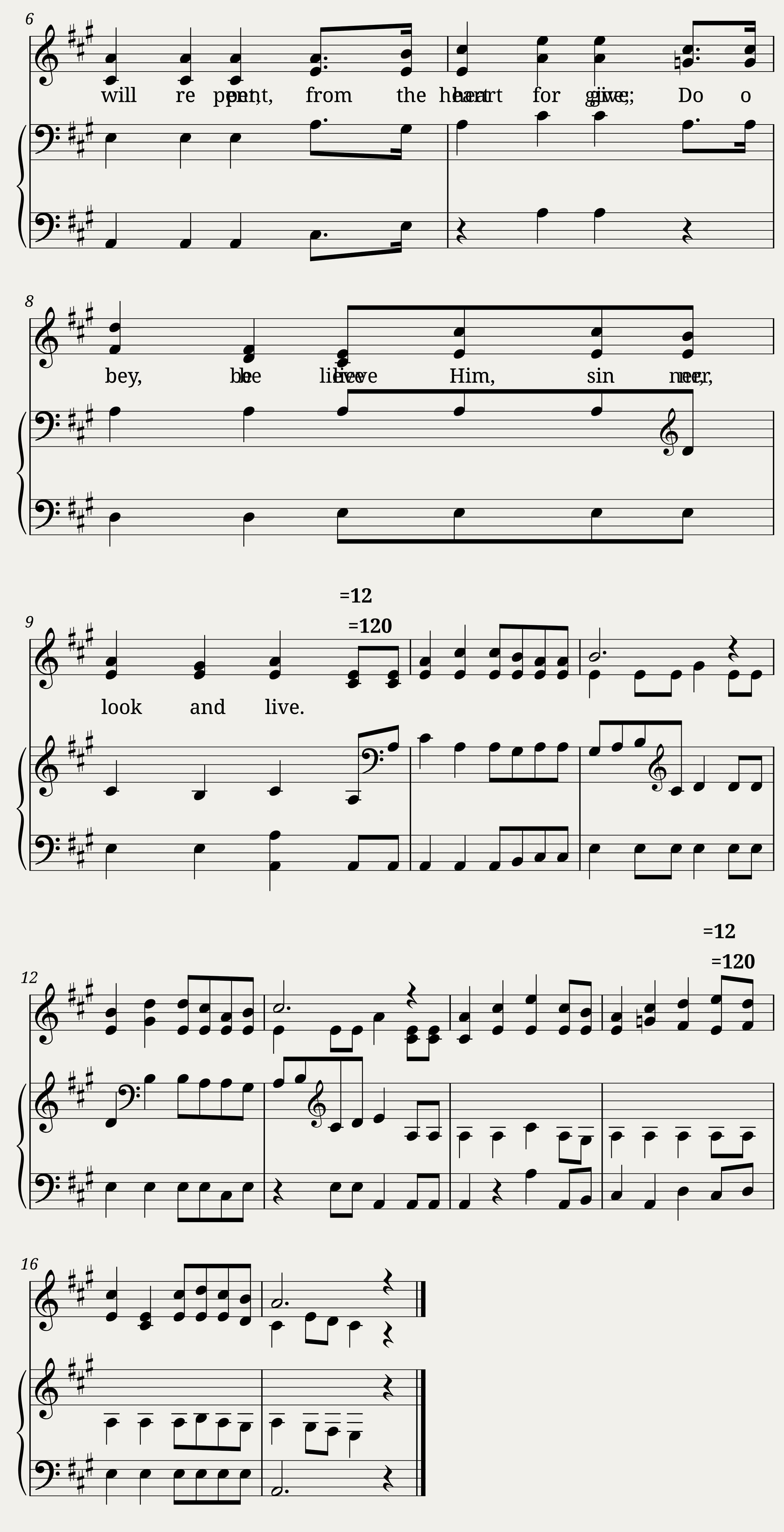 You may know this day that your sins are gone - Barney Elliott Warren — 2/2