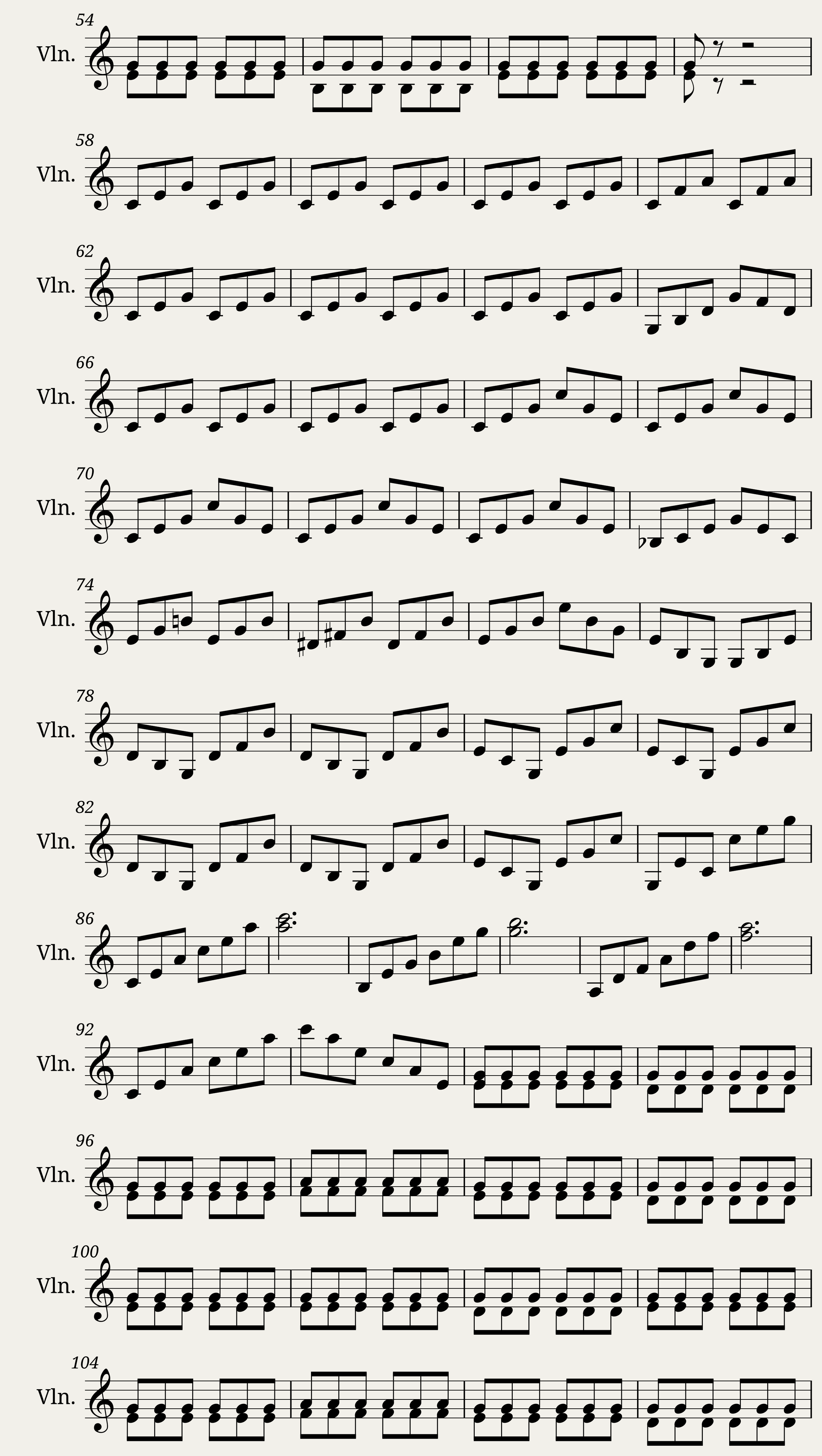 Holy Night for Harp — 2/4