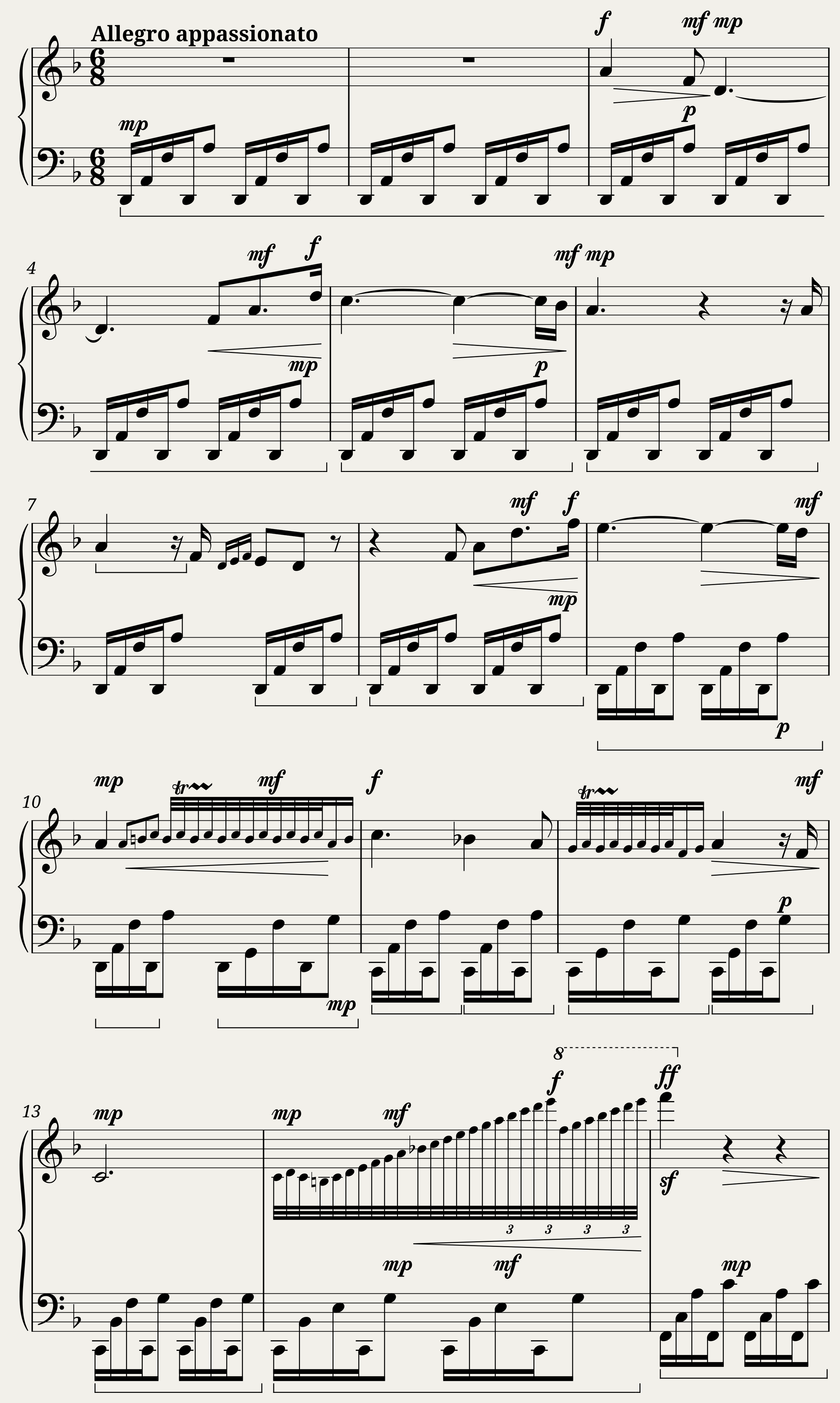 Chopin Prelude Op. 28 No. 24 — 1/5