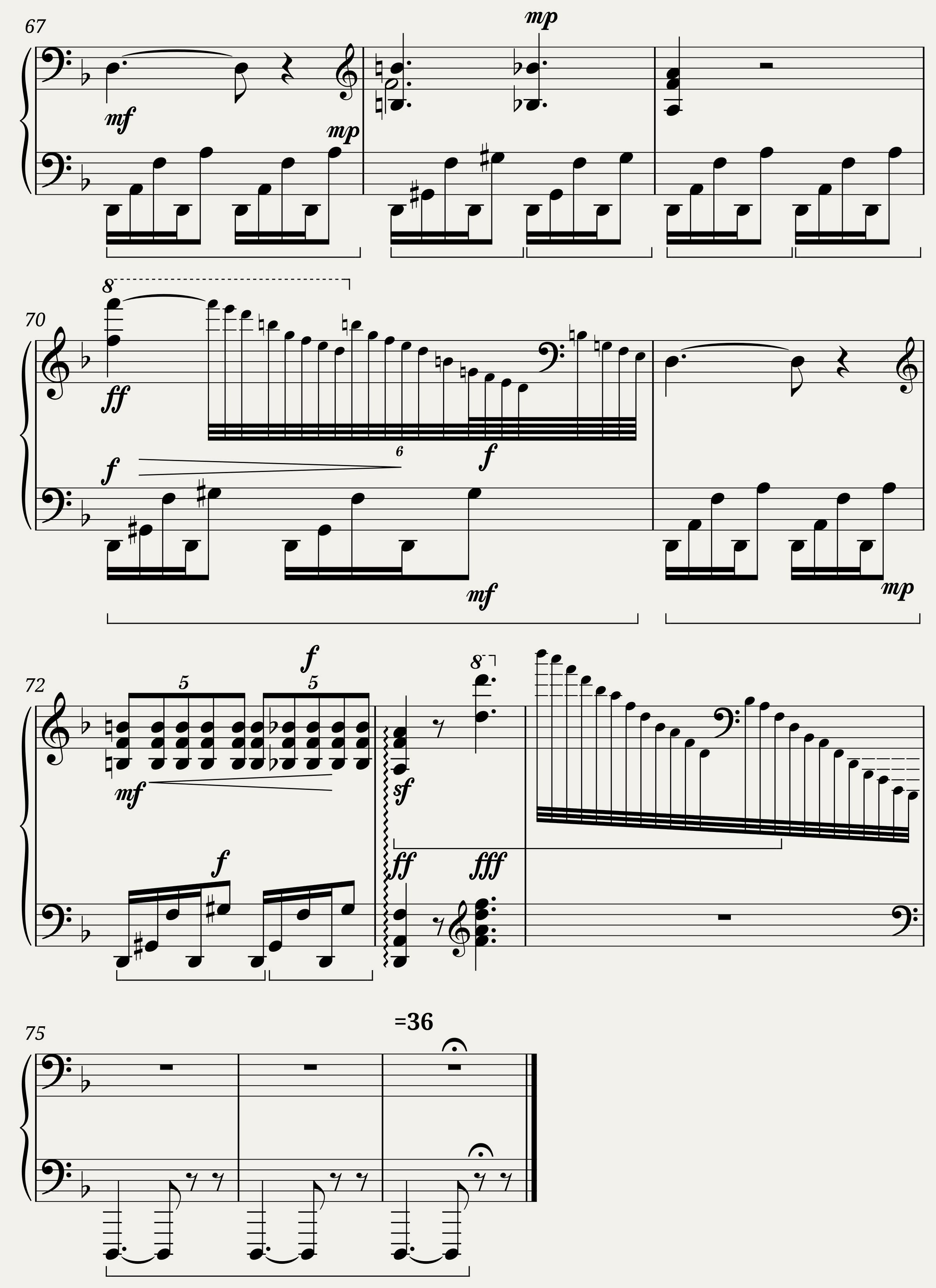 Chopin Prelude Op. 28 No. 24 — 5/5