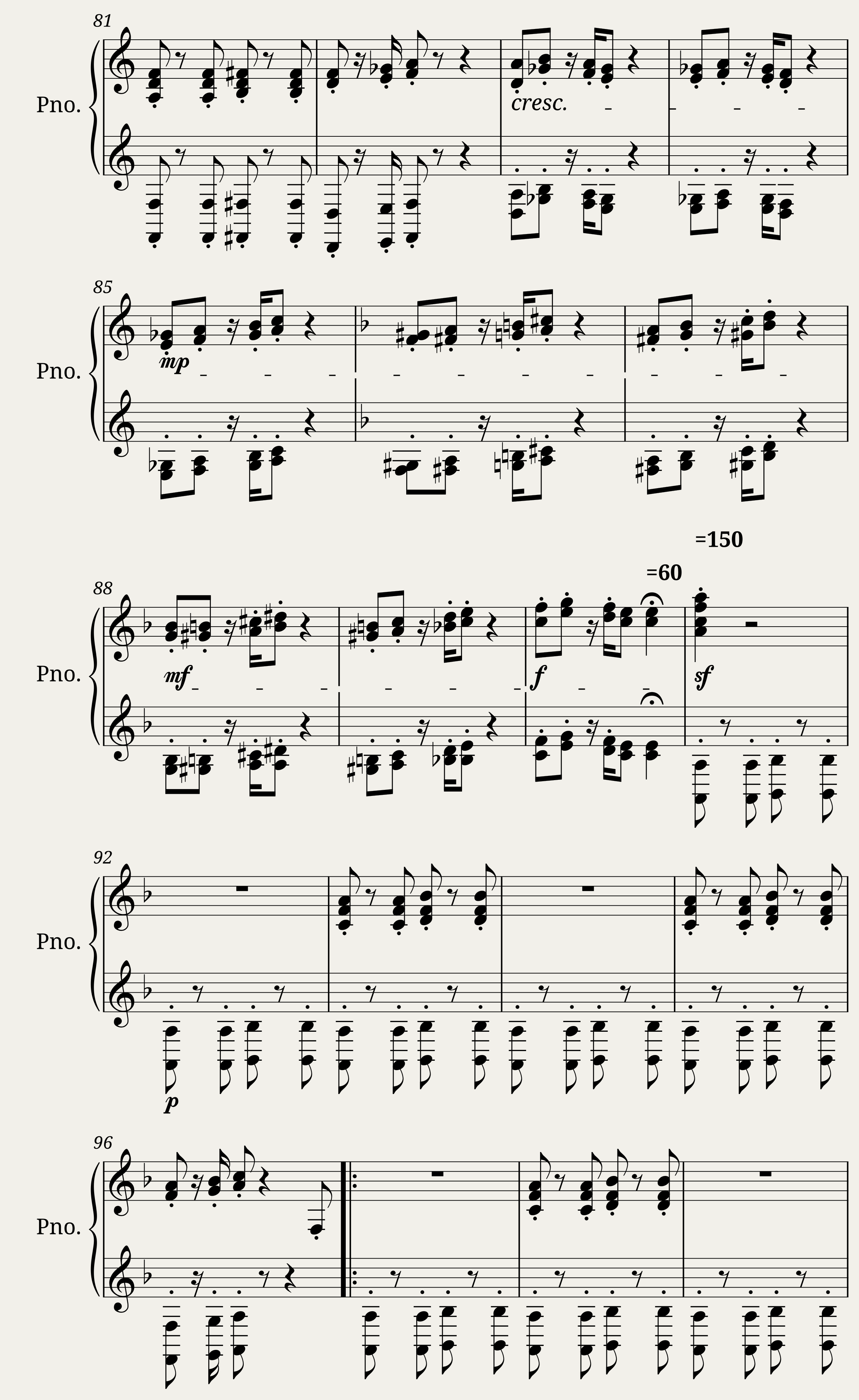 Improvisation on Brahms — 5/7
