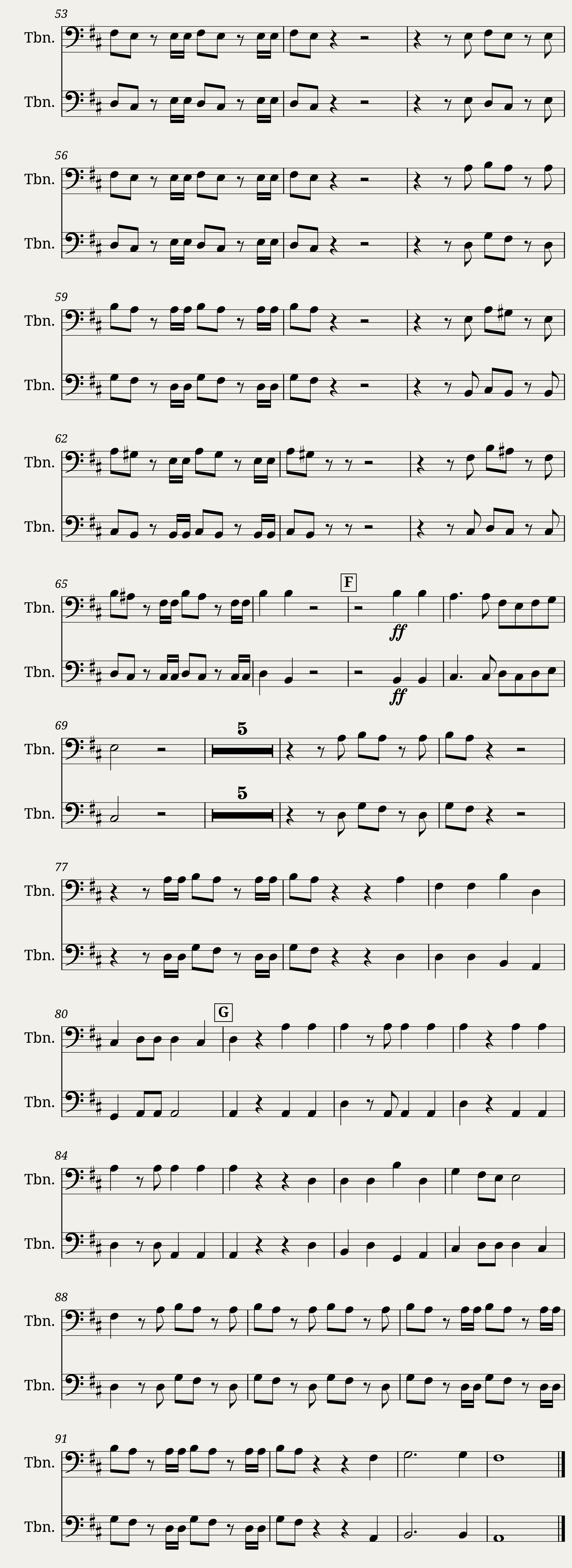 Hallelujah Trombone — 2/2