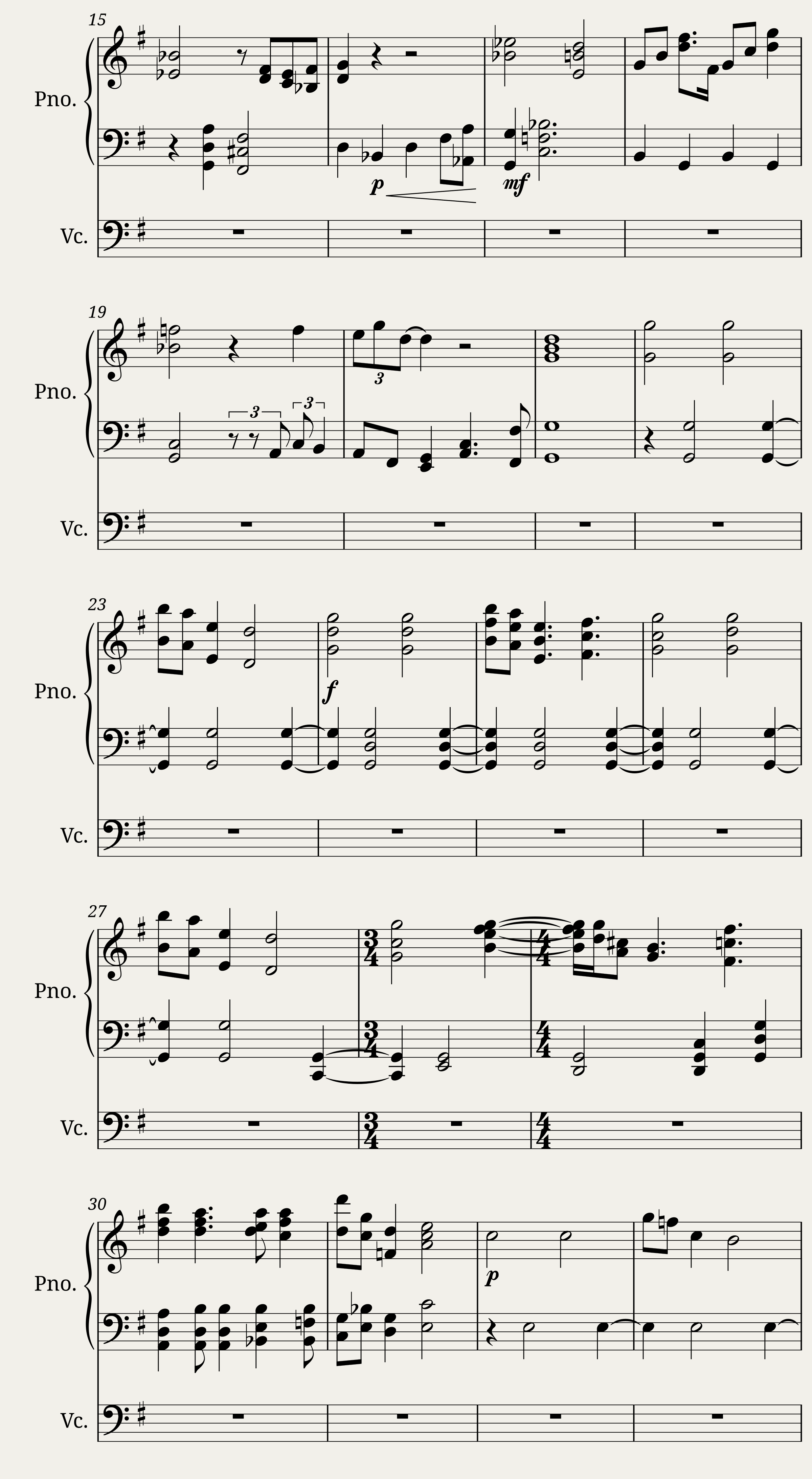 sunday sonata — 2/4