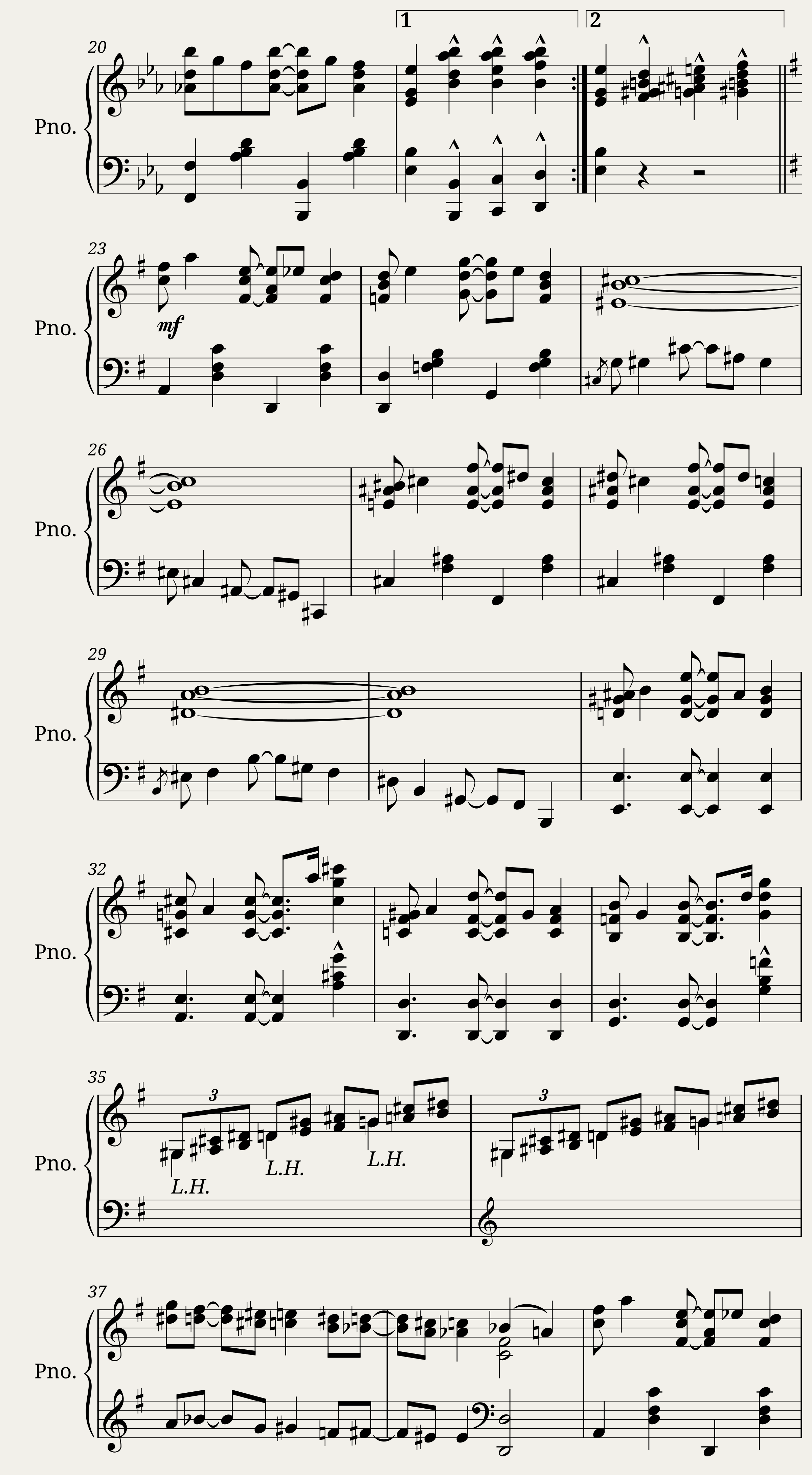 You're the Reason tenor saxophone solo transcription [transp.] — 2/2