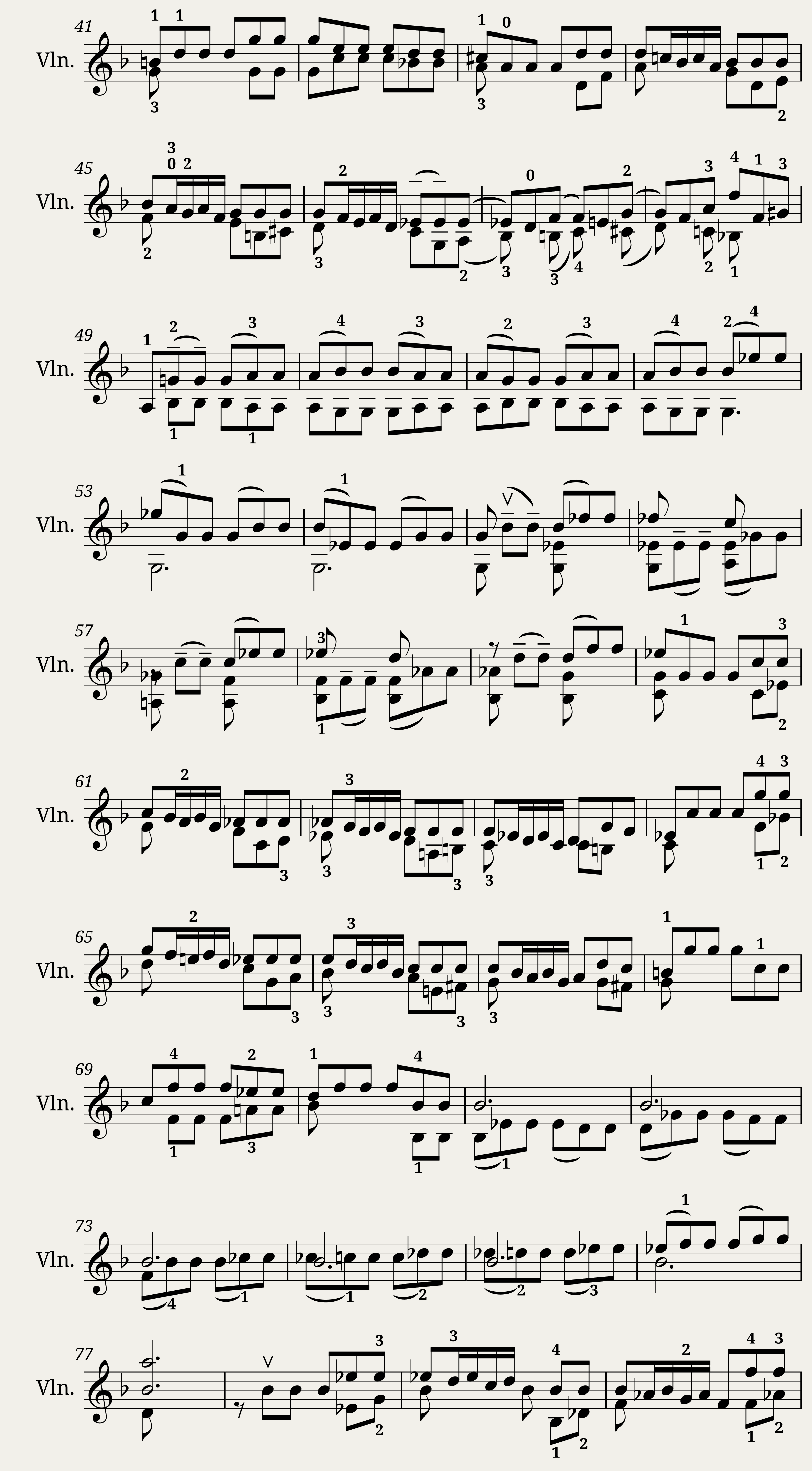 42 - Kreutzer 42 Studies for the Violin — 2/3