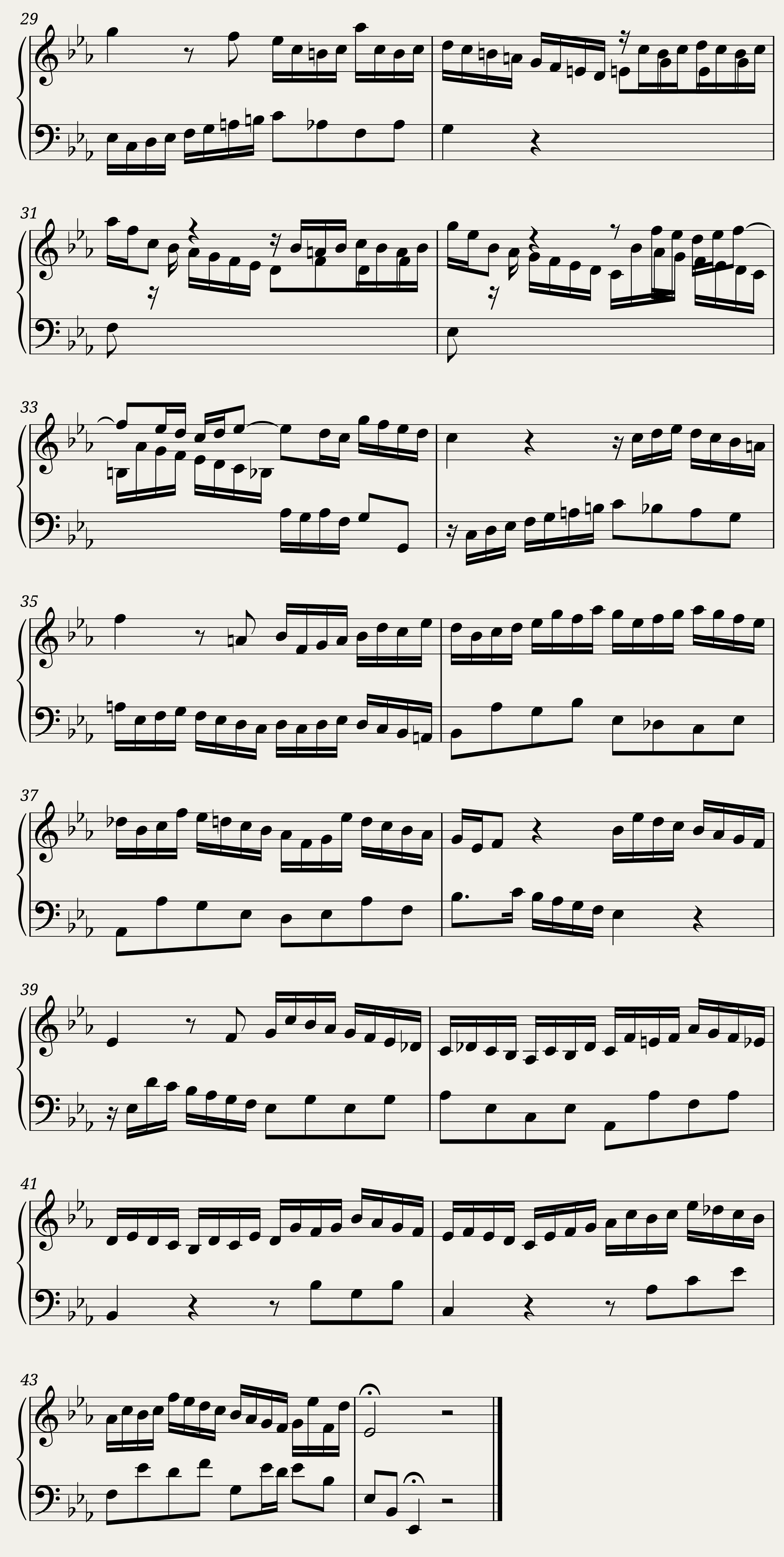 BWV 816 French Suite V Allemande — 3/3