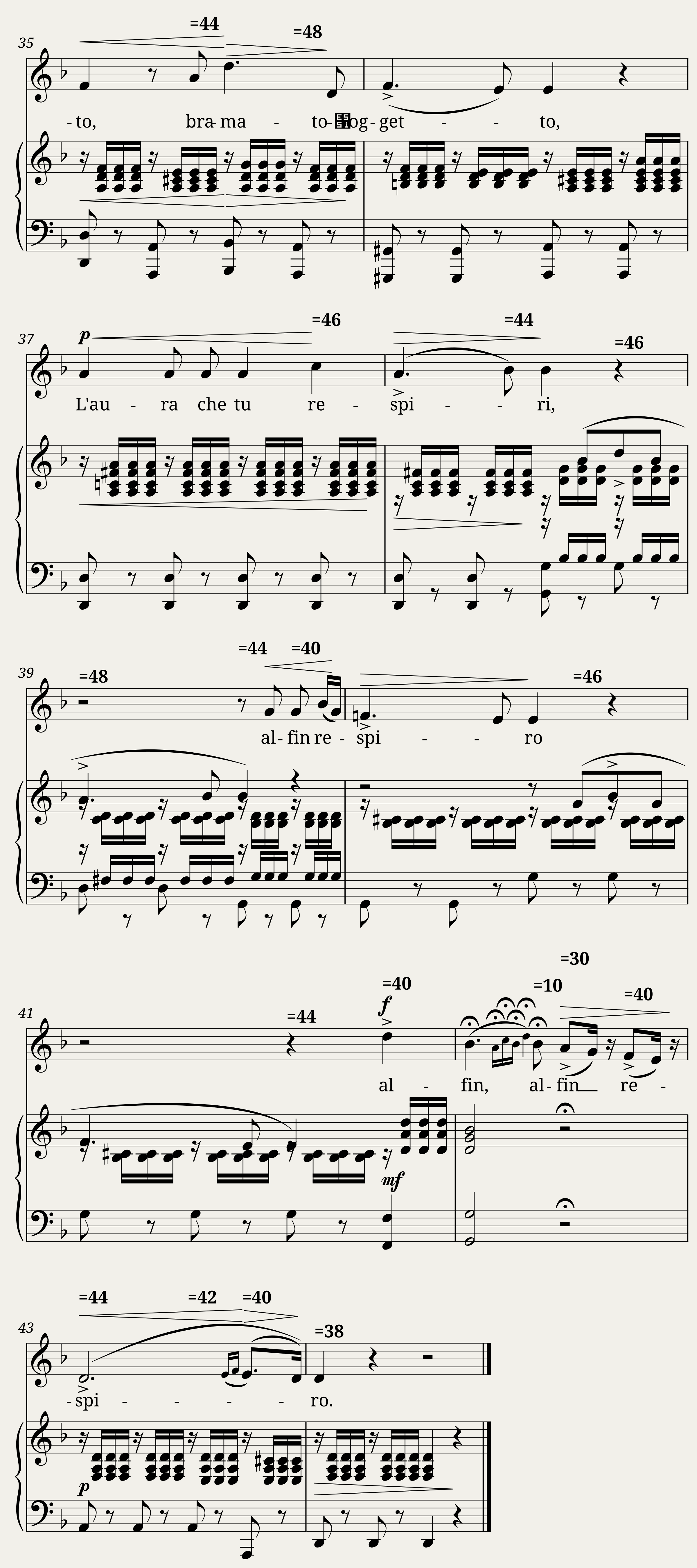 Gluck Christoph Willibald - O del mio dolce ardor Low — 4/4