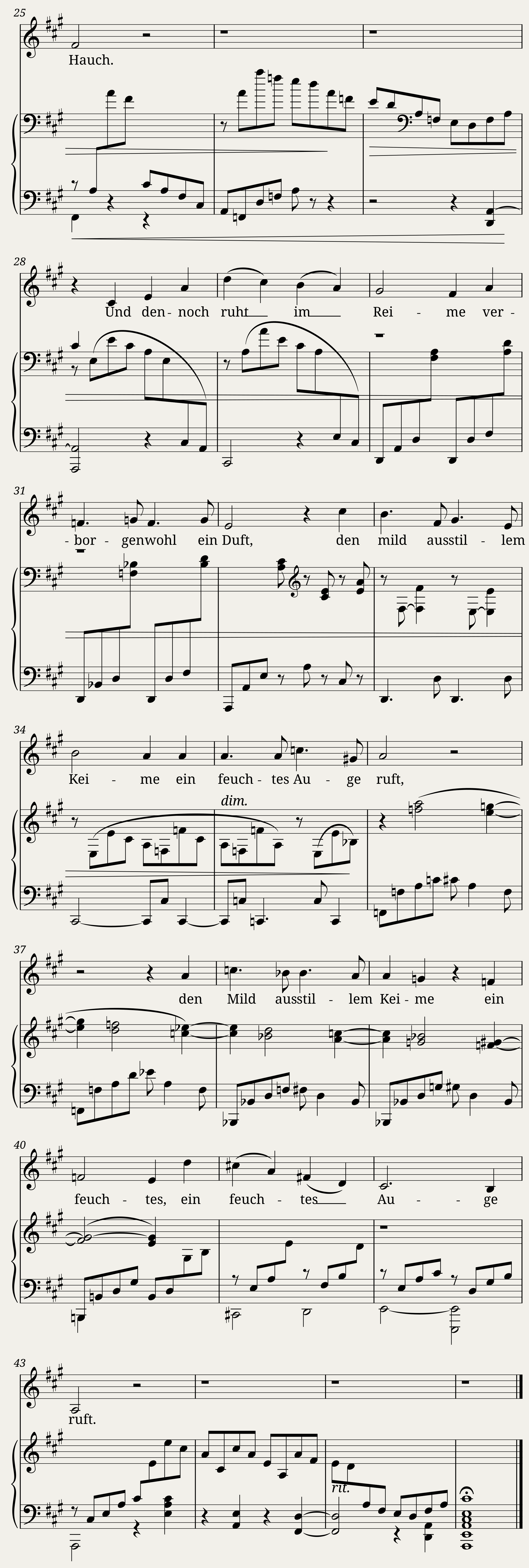 Wie Melodien zieht es mir - Johannes Brahms — 2/2