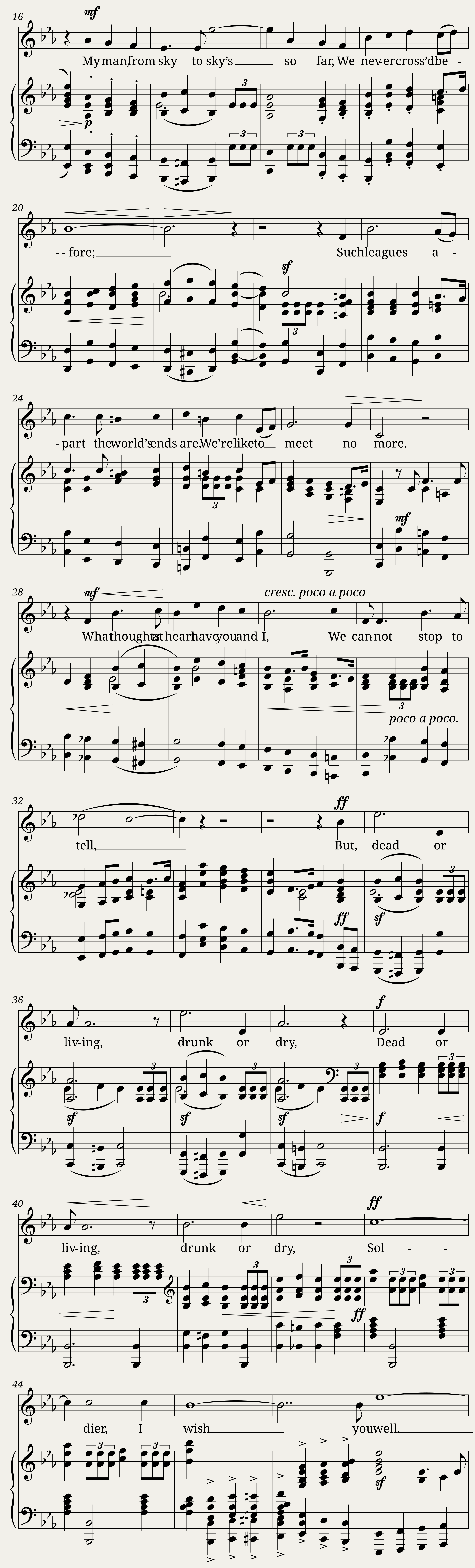 The Street sounds to the Soldiers' tread — 2/3
