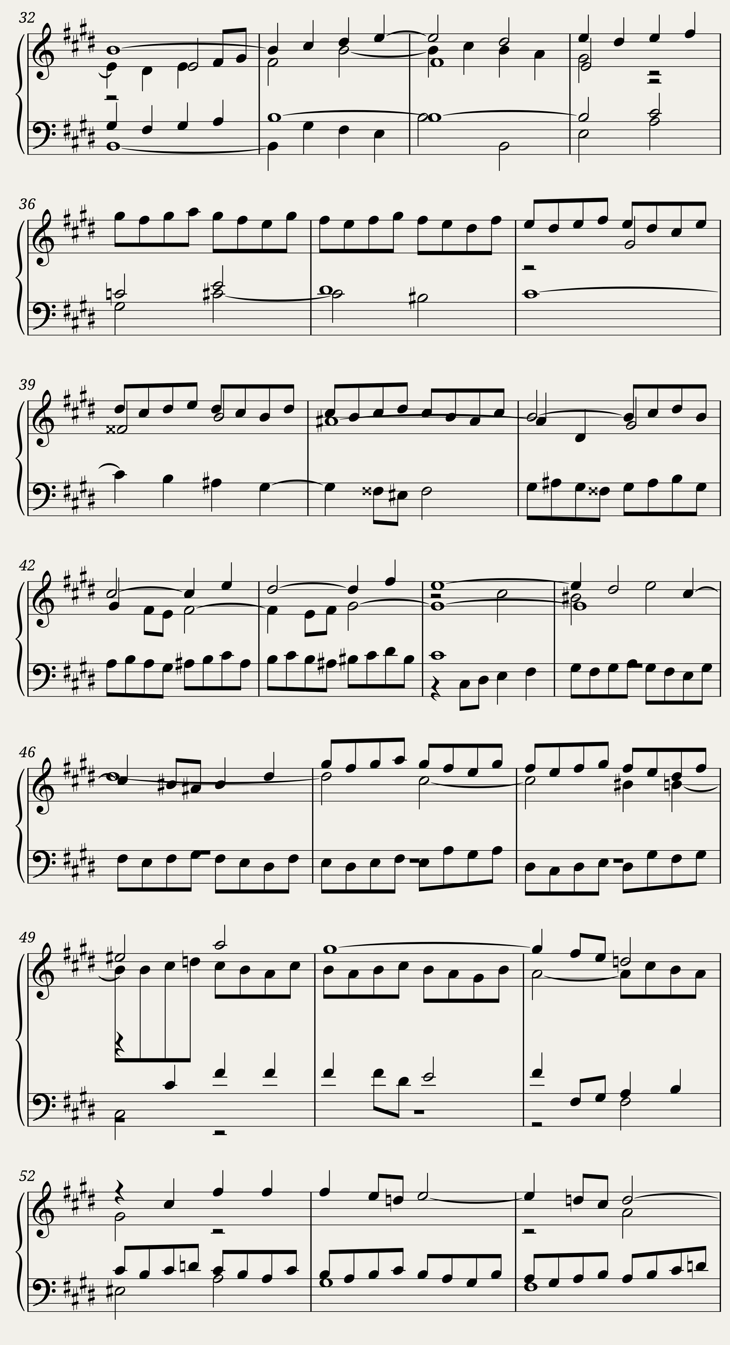 BWV 855 The Well-Tempered Clavier Part I Praeludium X — 2/4