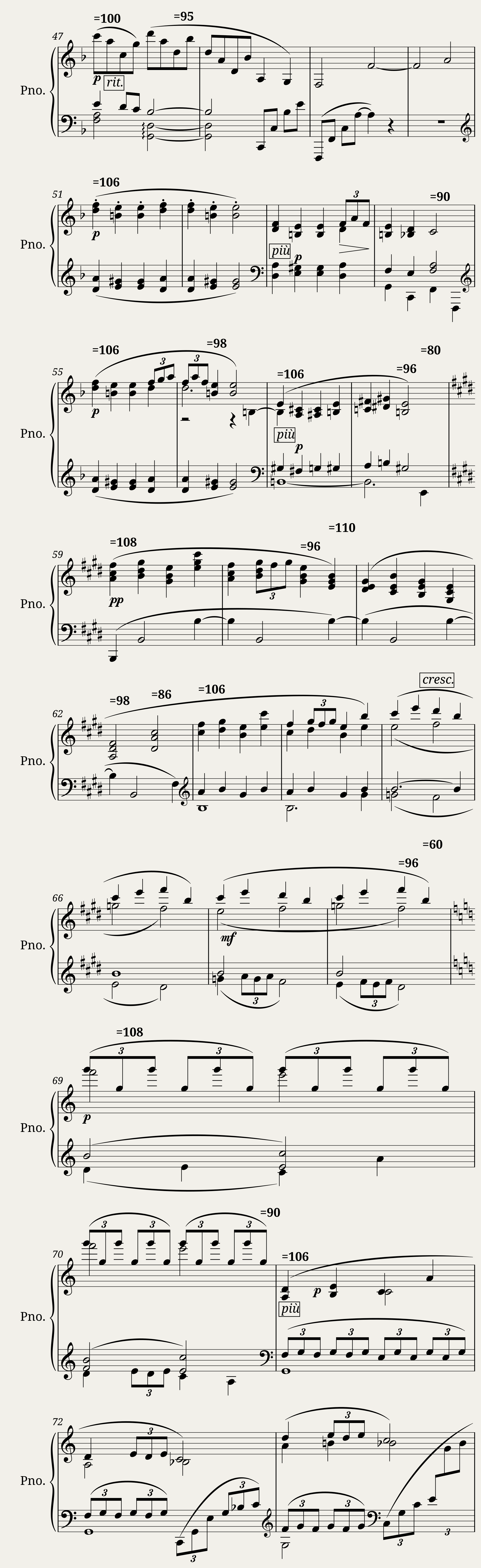 Rêverie — 3/4