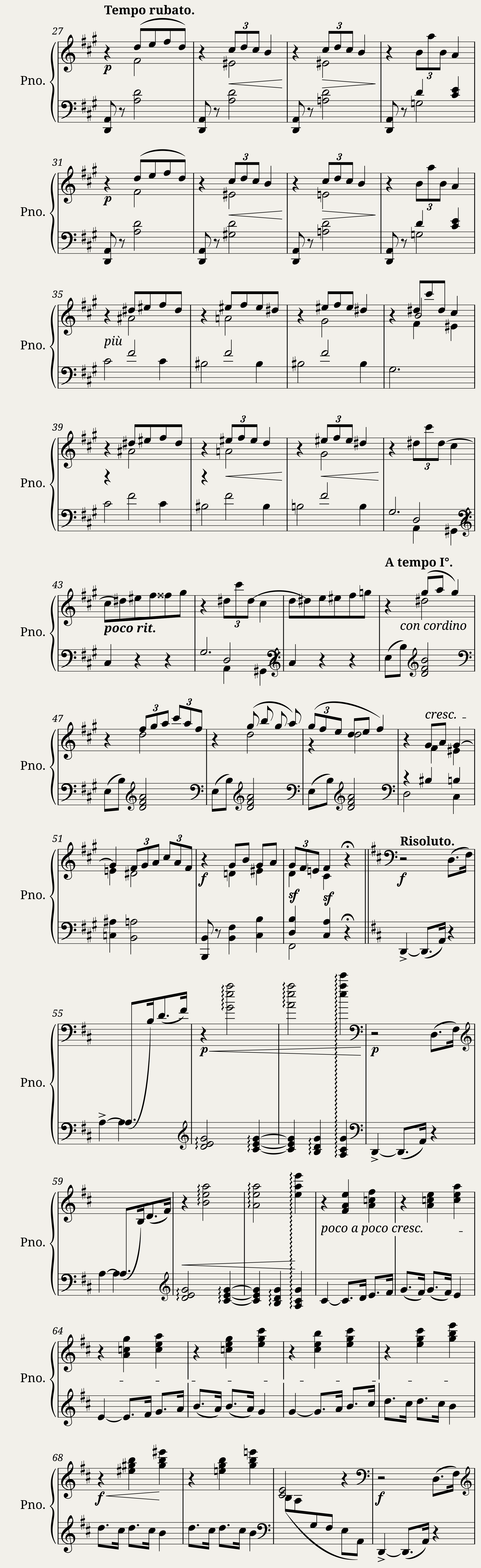 Mazurka Claude Debussy — 2/4