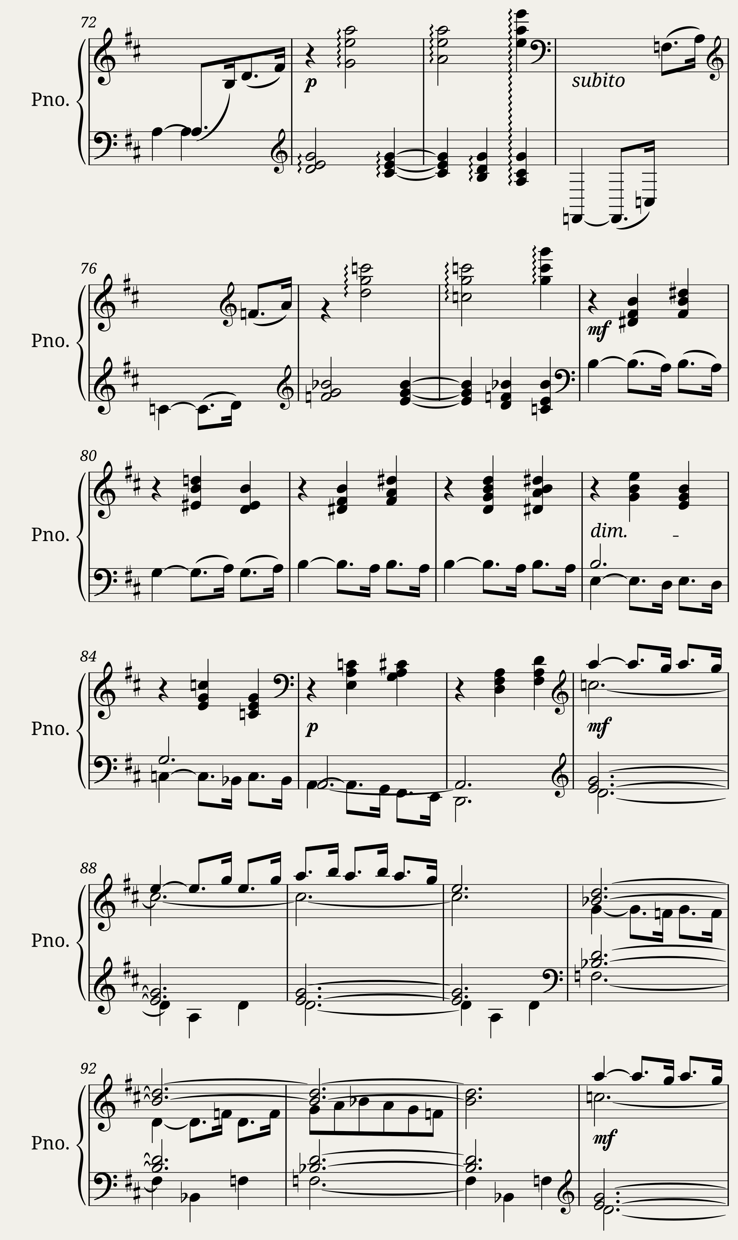 Mazurka Claude Debussy — 3/4