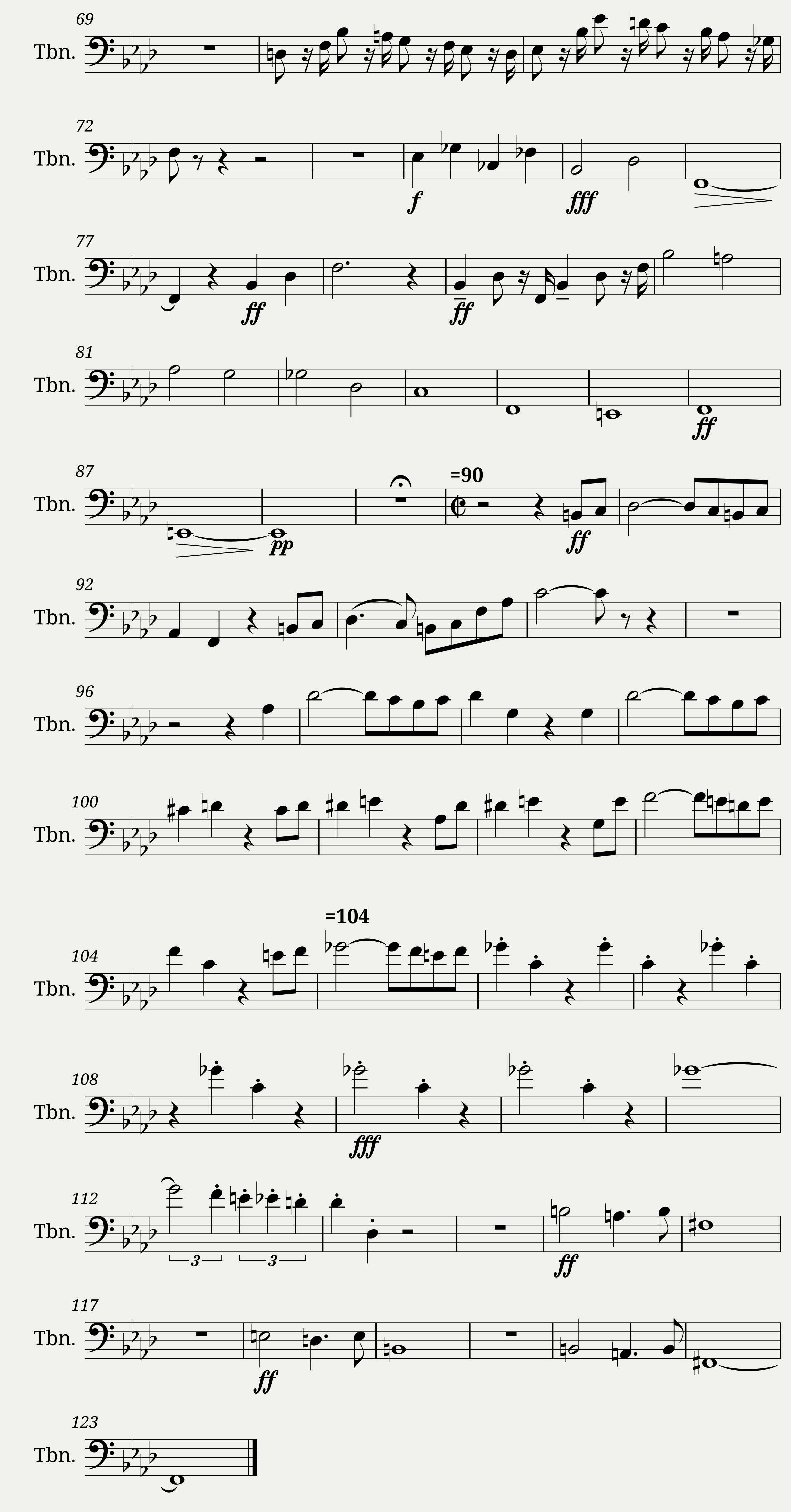 Mahler no. 2 Trombone 3 — 2/2