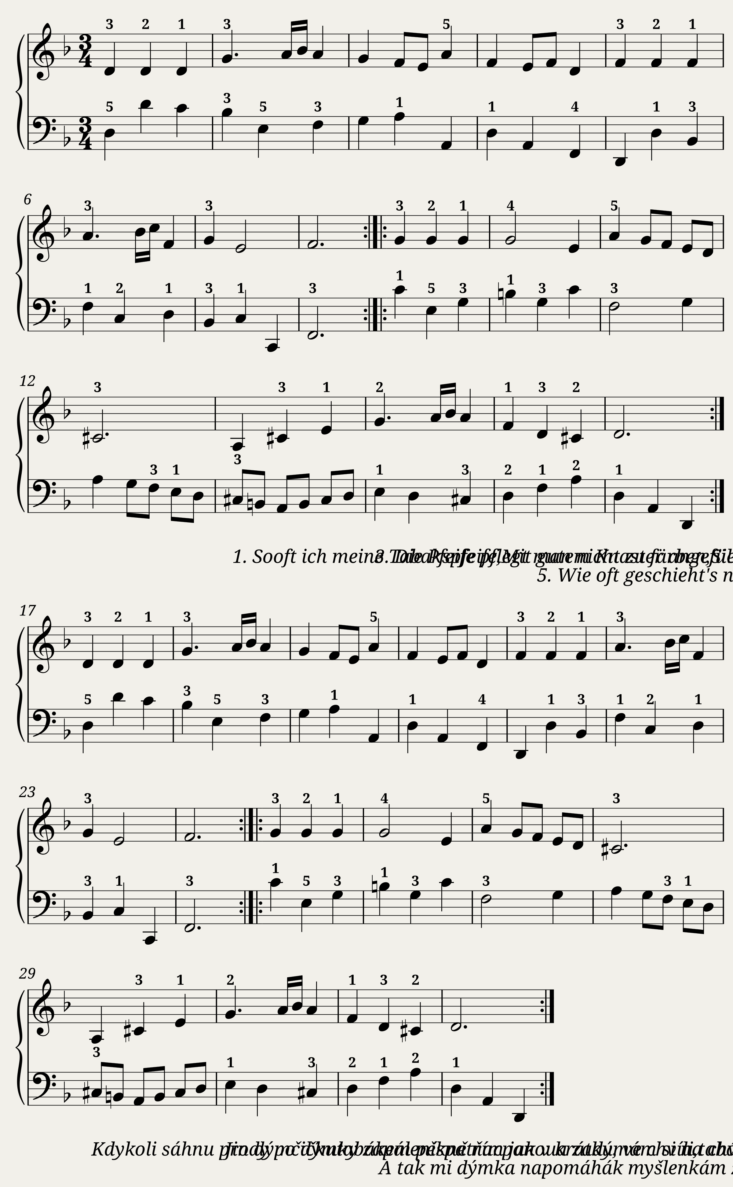 So oft ich meine Tobackspfeife BWV 515(a)