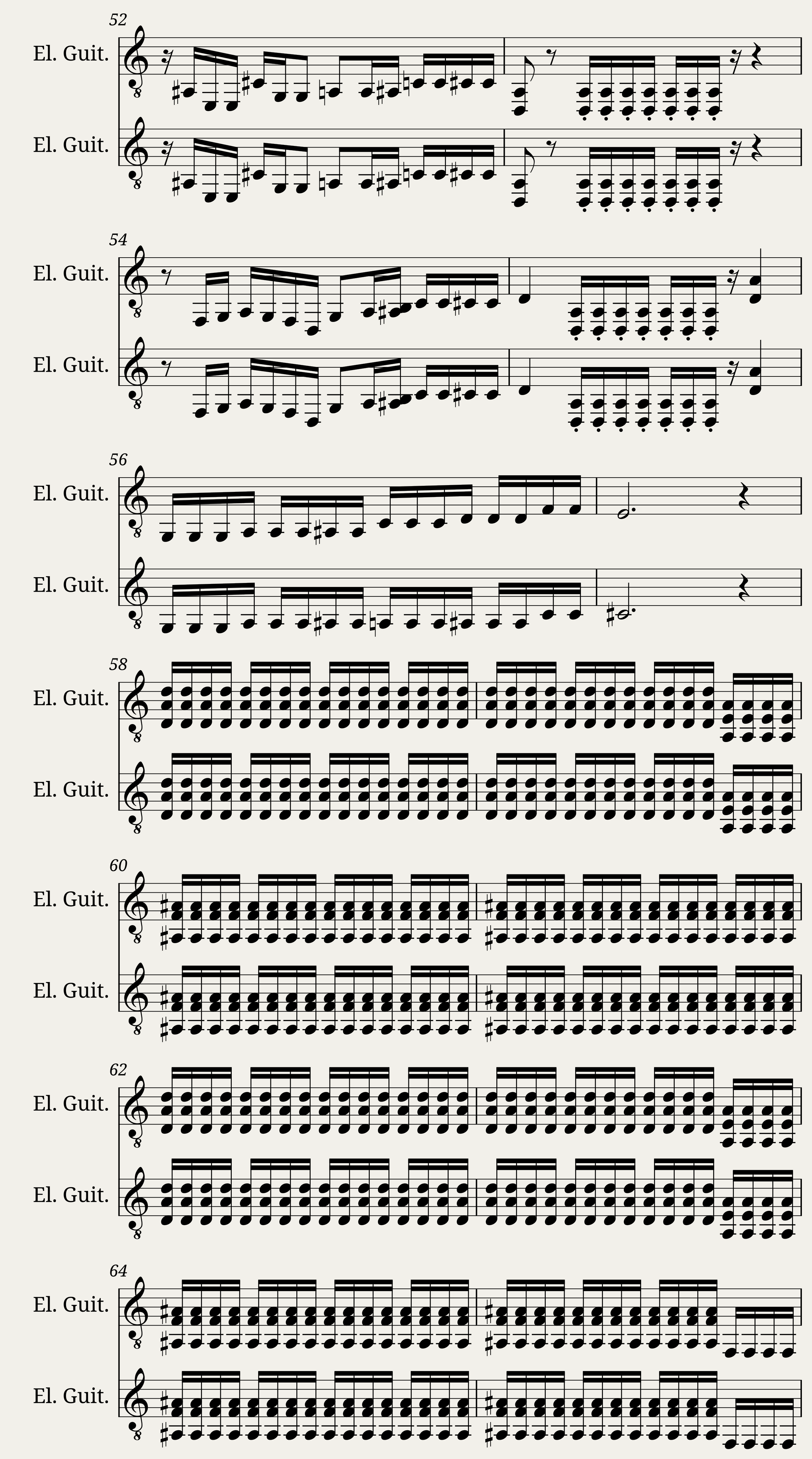 Memphis May Fire - Not Enough (guitar parts) — 5/7