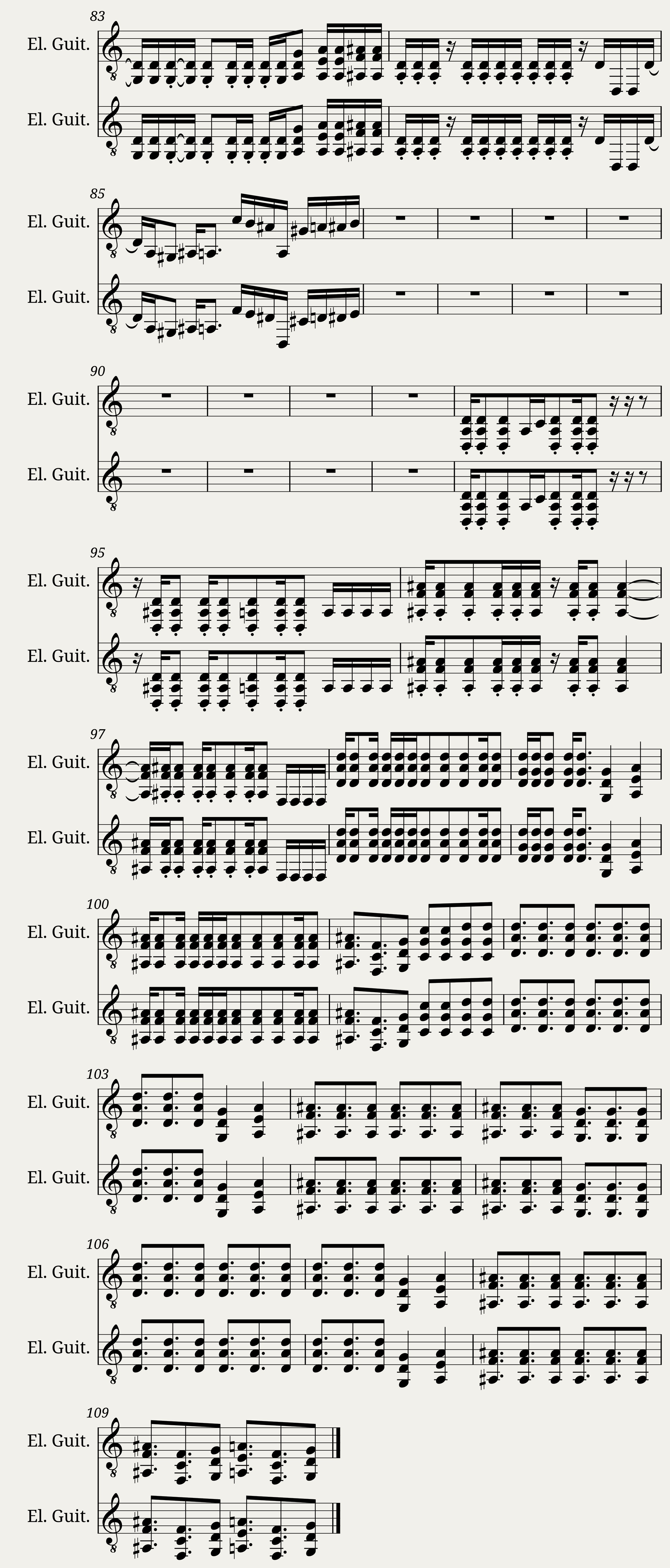 Memphis May Fire - Not Enough (guitar parts) — 7/7