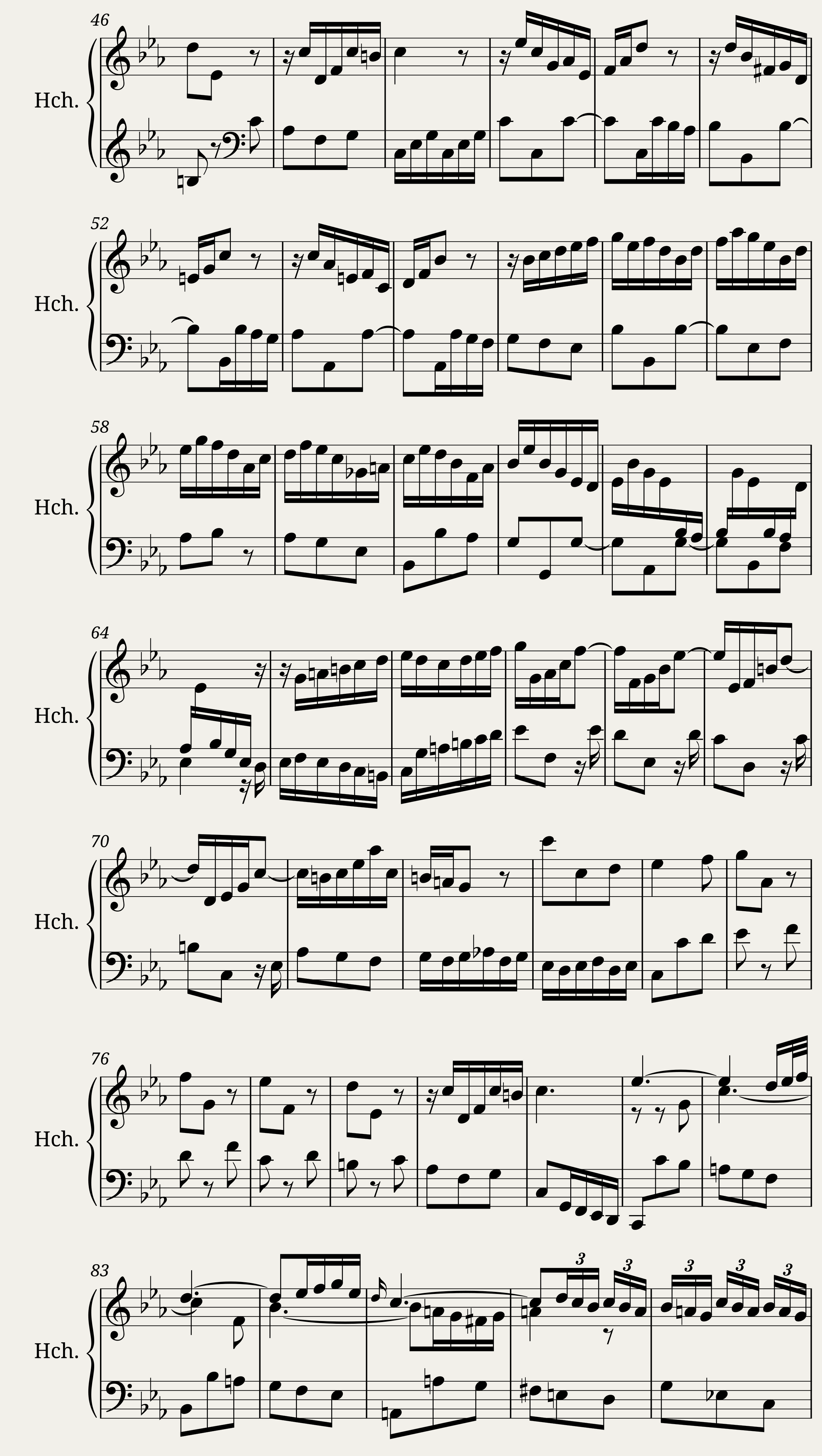 Bach for Solo Flute ( XIII) Courante from Suite No. I for Cello ( BWV 1007) — 2/2